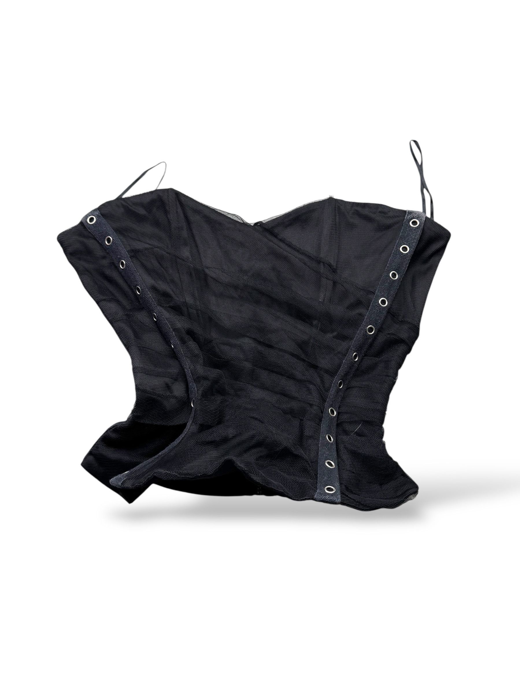 if six was nine BLACK LACE CORSET