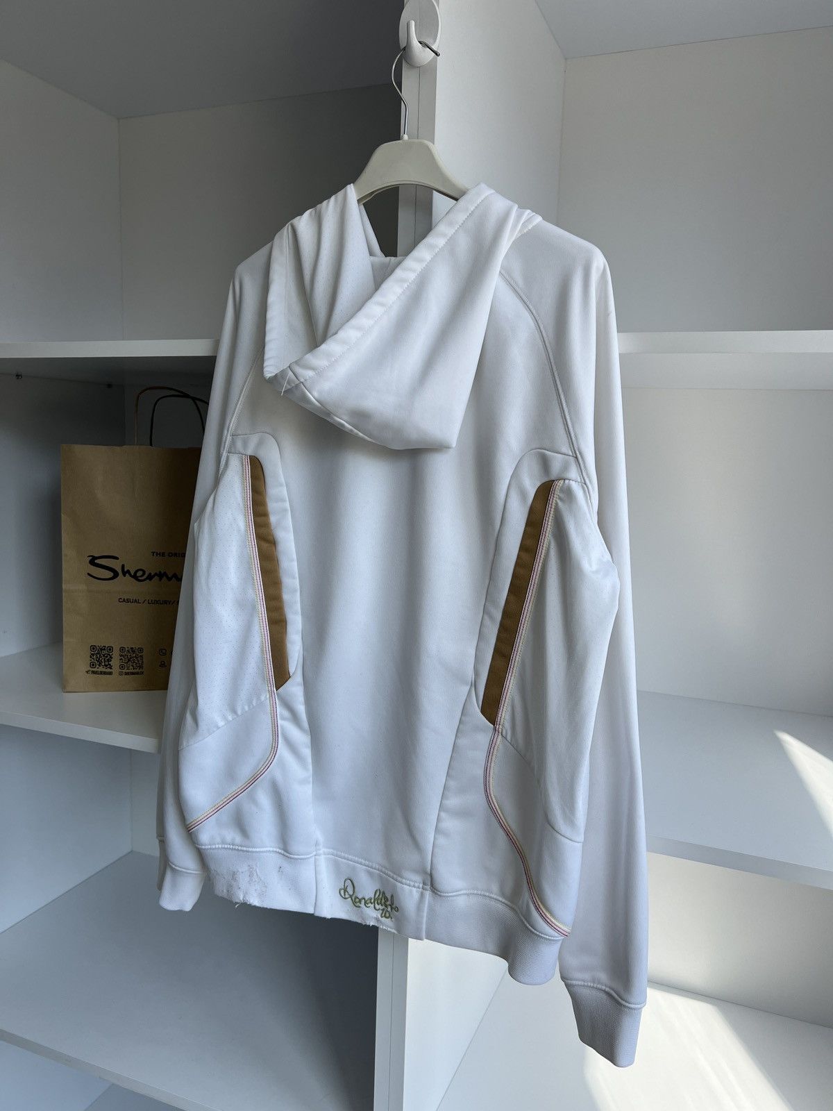 Nike × Vintage Vintage Nike Ronaldinho zip hoodie Size US M / EU 48-50 / 2 - 12 Thumbnail