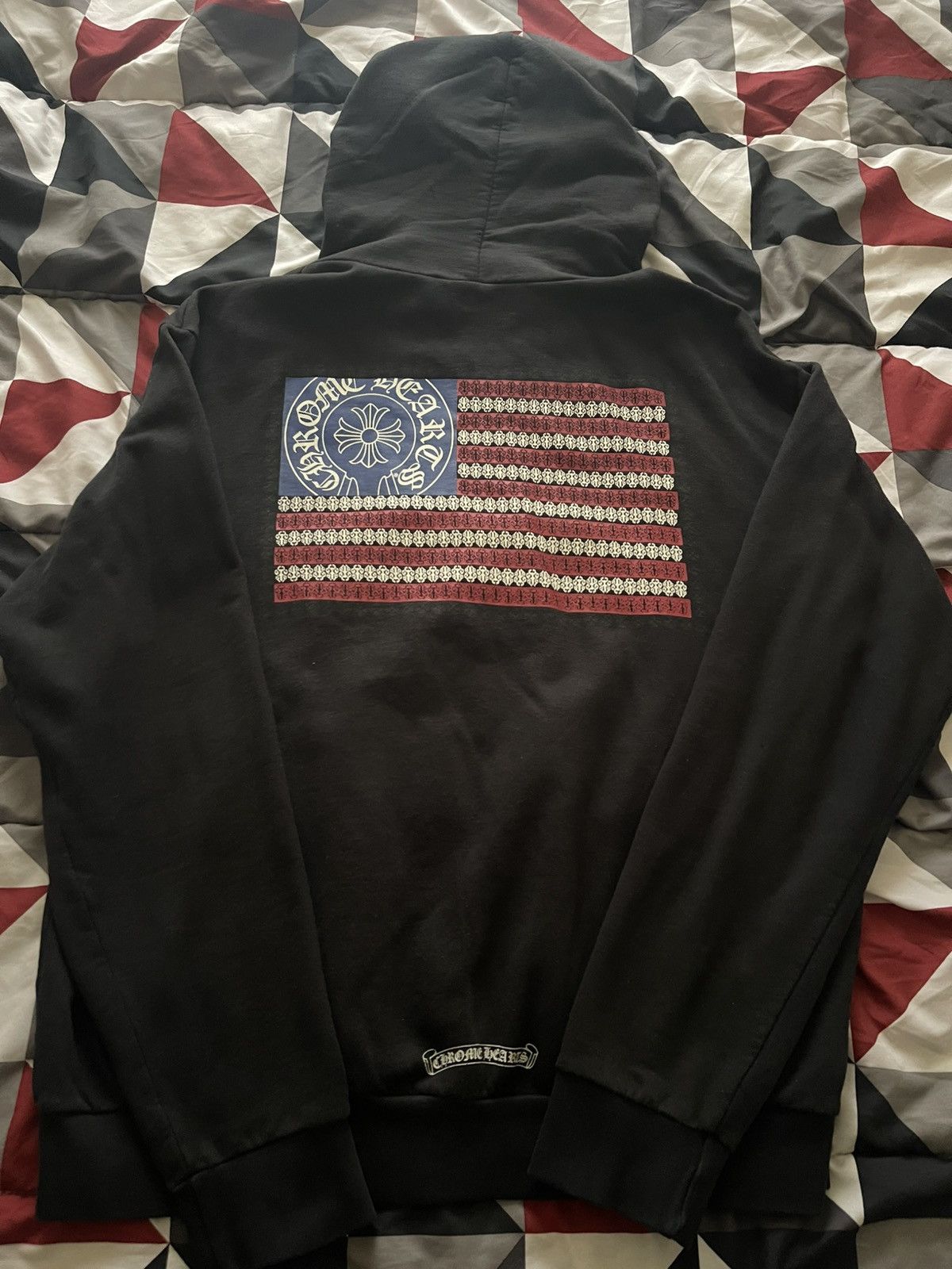 Chrome Hearts Chrome Hearts USA flag Hoodie Size US L / EU 52-54 / 3 - 3 Thumbnail