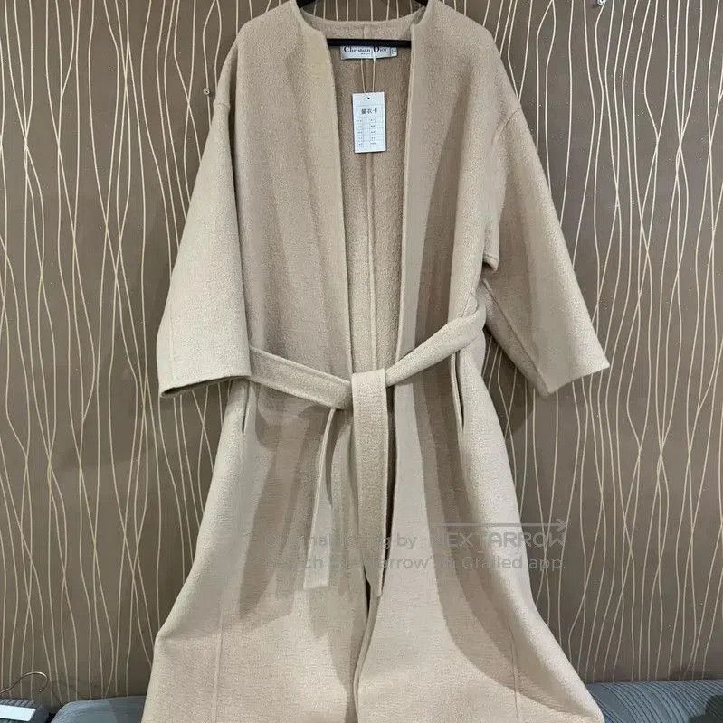 Other Dior Women's Khaki Alpaca Wool Coat . Size S / US 4 / IT 40 - 3 Thumbnail