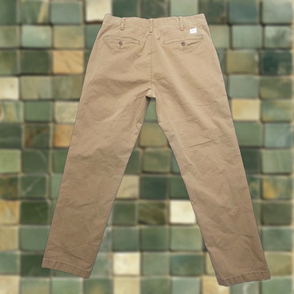 American Eagle Outfitters American Eagle Outfitters Mens Chino Pants 32 Regular Brown Twill Straight Inseam 30" Vintage No Size US 32 / EU 48 - 1 Thumbnail