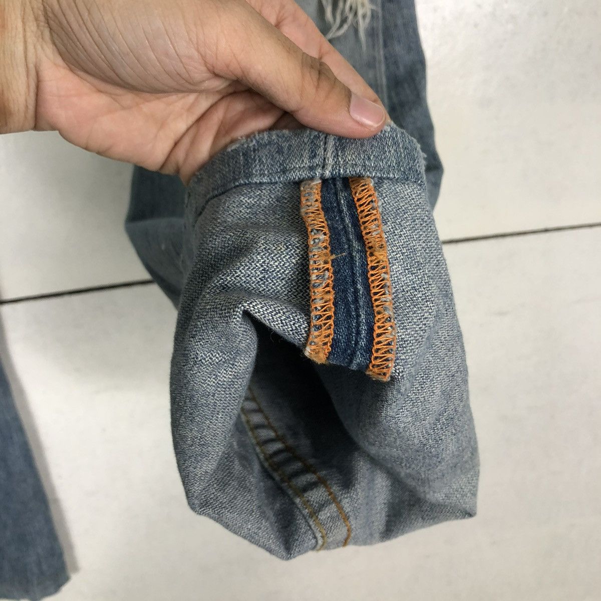 Japanese Brand 🔥VINTAGE BOW CUT DESIGN JEANS TRUE RELIGION USA Size 27" / US 4 / IT 40 - 12 Thumbnail