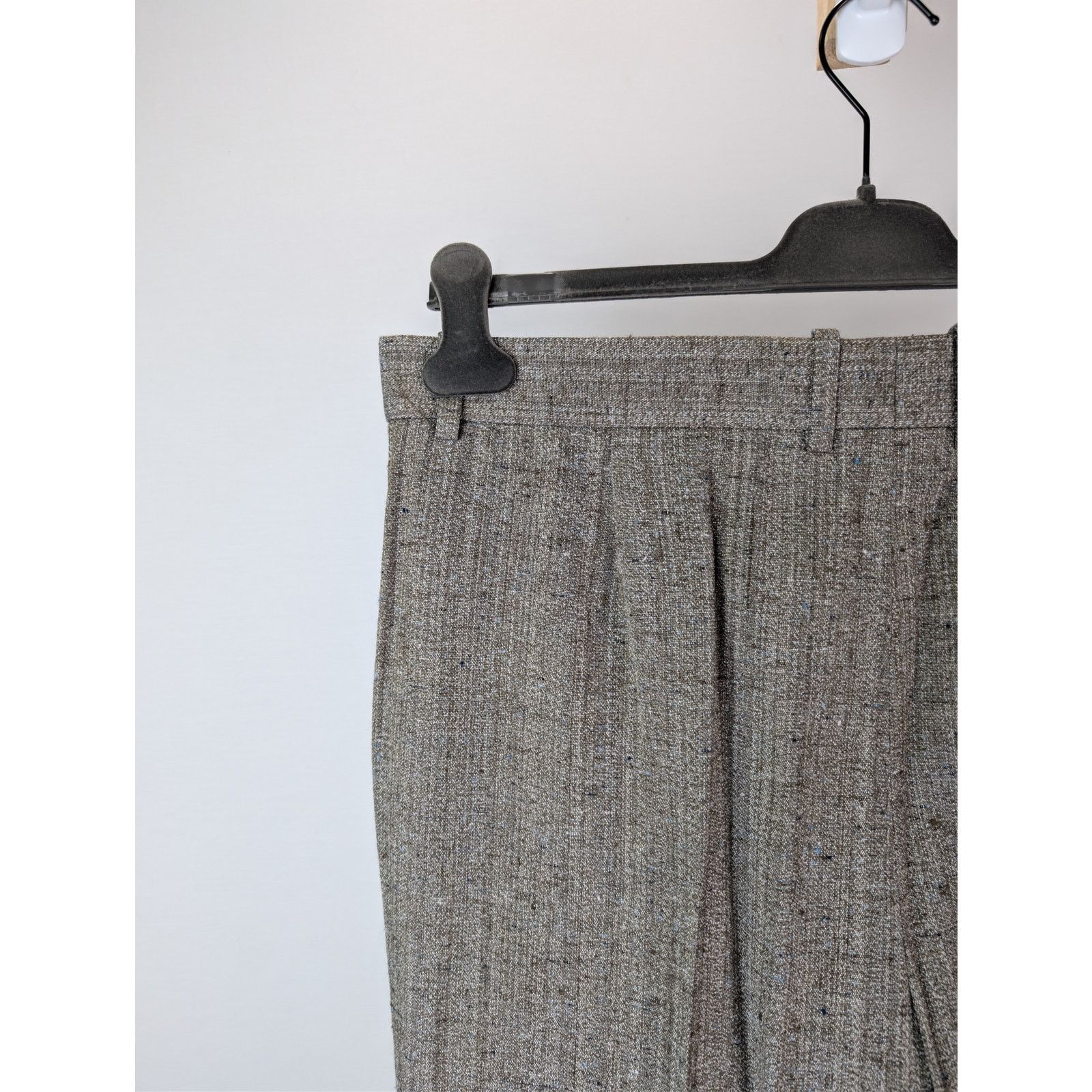 Bottega Veneta o1rshd1 Knotted Melange Viscose Silk Flare Trousers Size US 36 / EU 52 - 15 Thumbnail