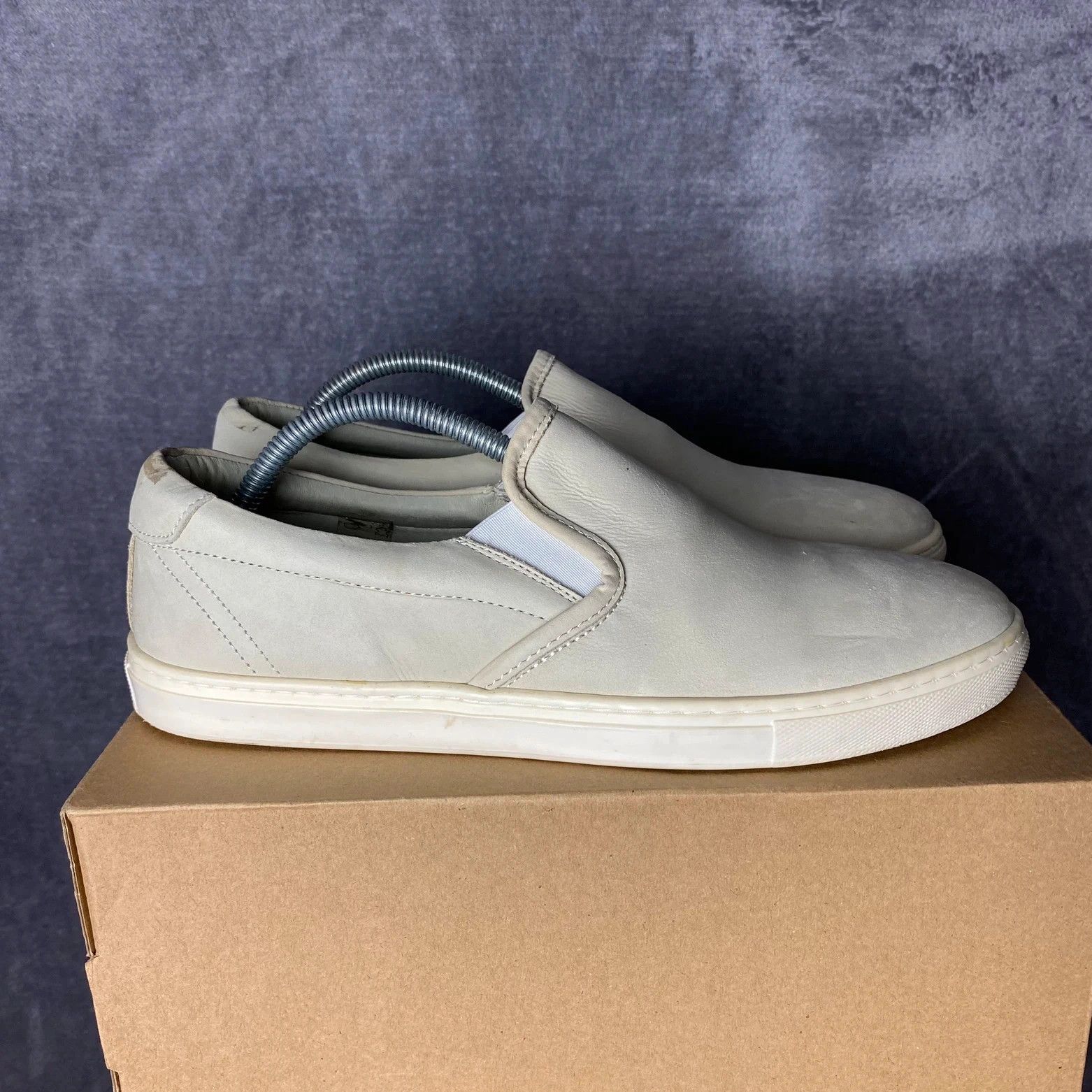 Designer × Samsoe Samsoe Samsoe Samsoe slip on trainers suede beige Size US 10 / EU 43 - 4 Thumbnail