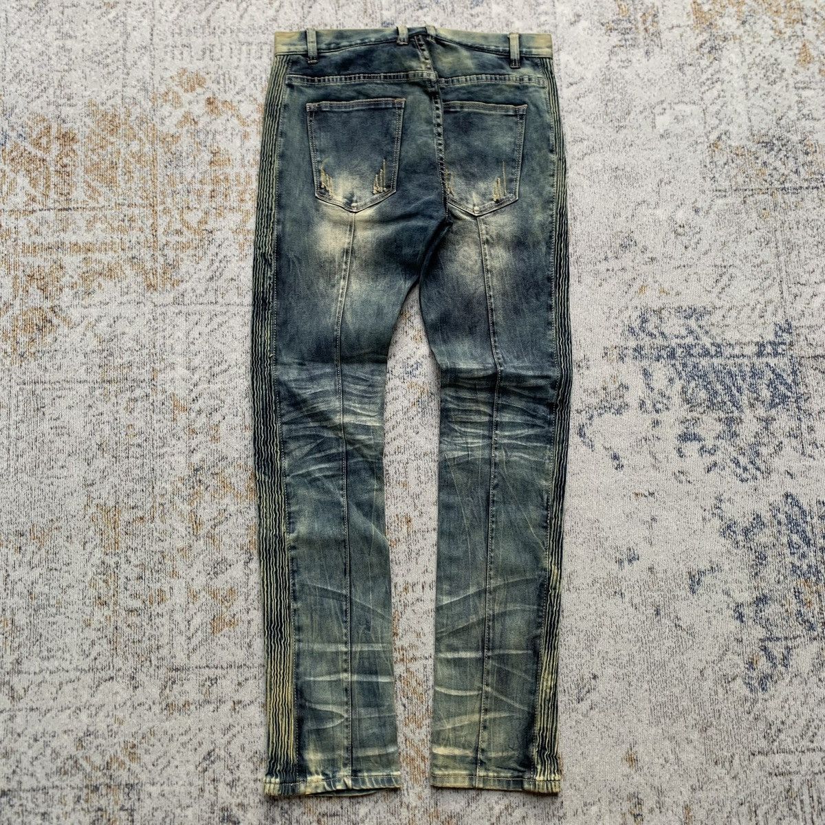 In The Attic 2000s - In The Attic Japanese Distressed Biker Pants Jeans Size US 30 / EU 46 - 6 Thumbnail