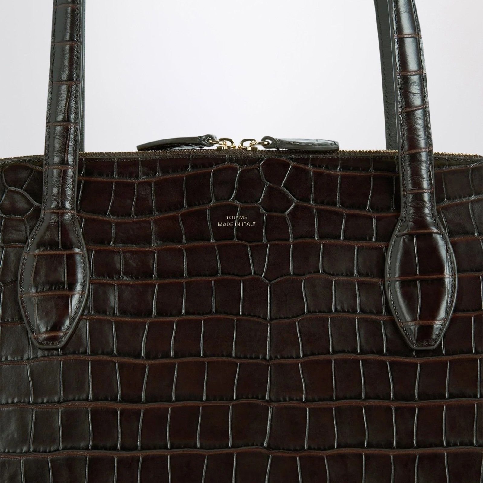 Toteme TOTEME Garderob Dark Chocolate Leather Tote Bag New & Authen Size ONE SIZE - 5 Thumbnail