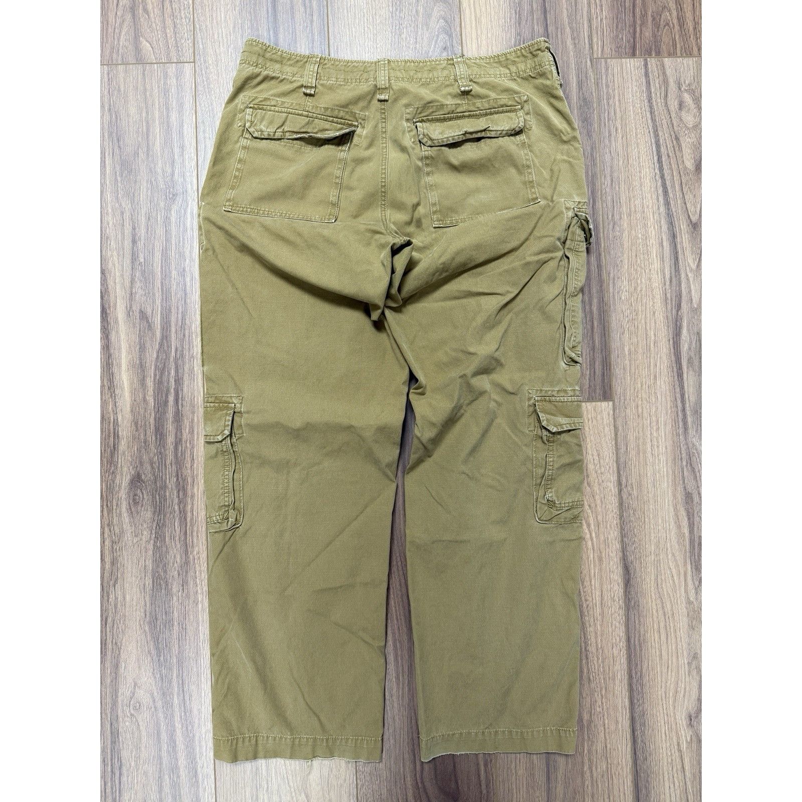 Eddie Bauer Vintage Eddie Bauer Cargo Pants Mens 38x34 Brown Canvas Y2K Size US 38 / EU 54 - 2 Thumbnail