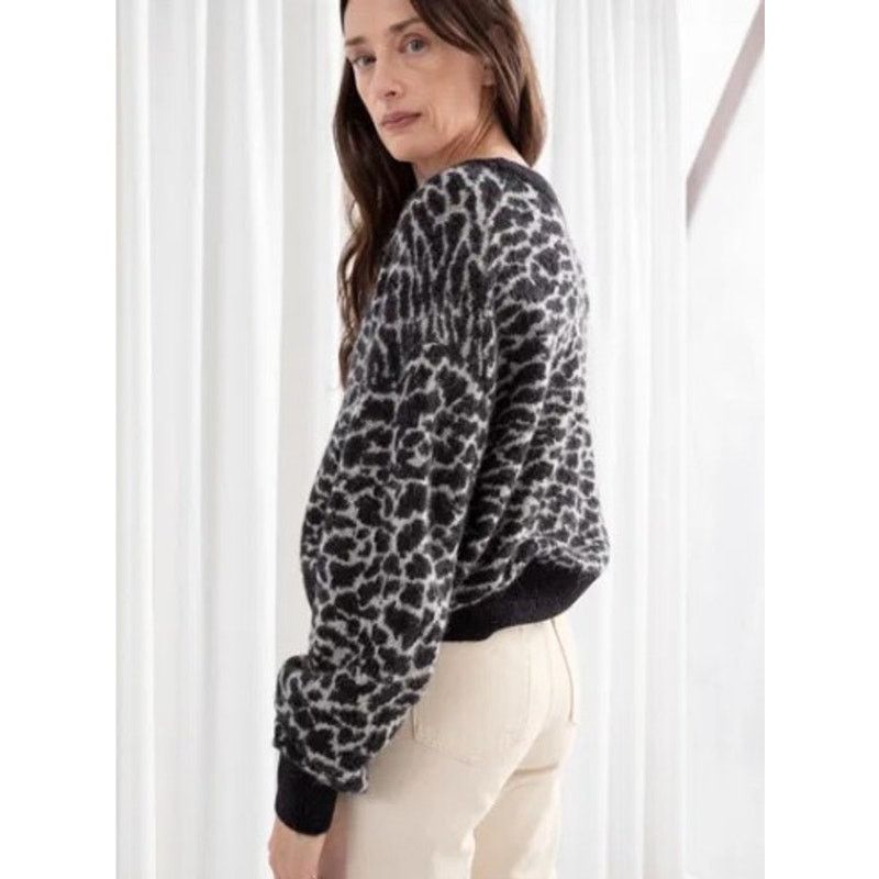 & Other Stories EUC & Other Stories Wool Alpaca Leopard Cardigan Sweater XS Size XS / US 0-2 / IT 36-38 - 6 Thumbnail