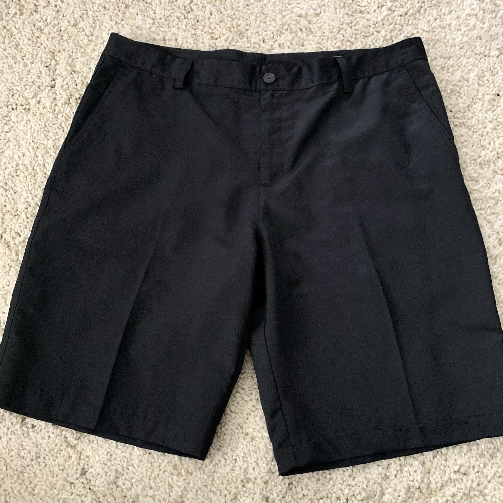 Adidas Adidas Shorts Mens 38 Climalite Black Flat Front Lightweight Pockets Golf Chino Logo 11in Inseam Regular Size US 38 / EU 54 - 3 Thumbnail