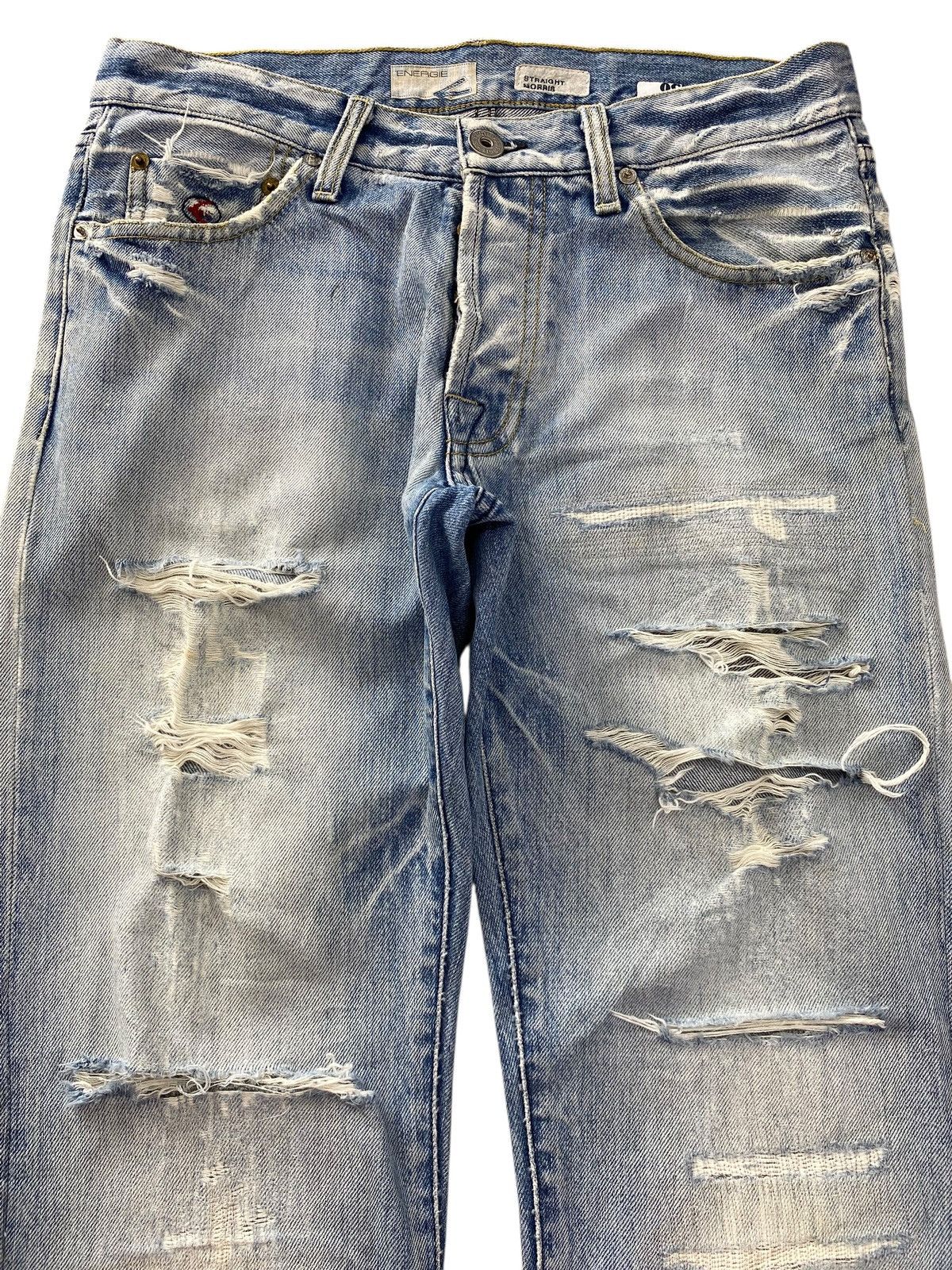 Energie Energie Ripped Distressed Style Boot Cut Jeans Size US 30 / EU 46 - 2 Thumbnail