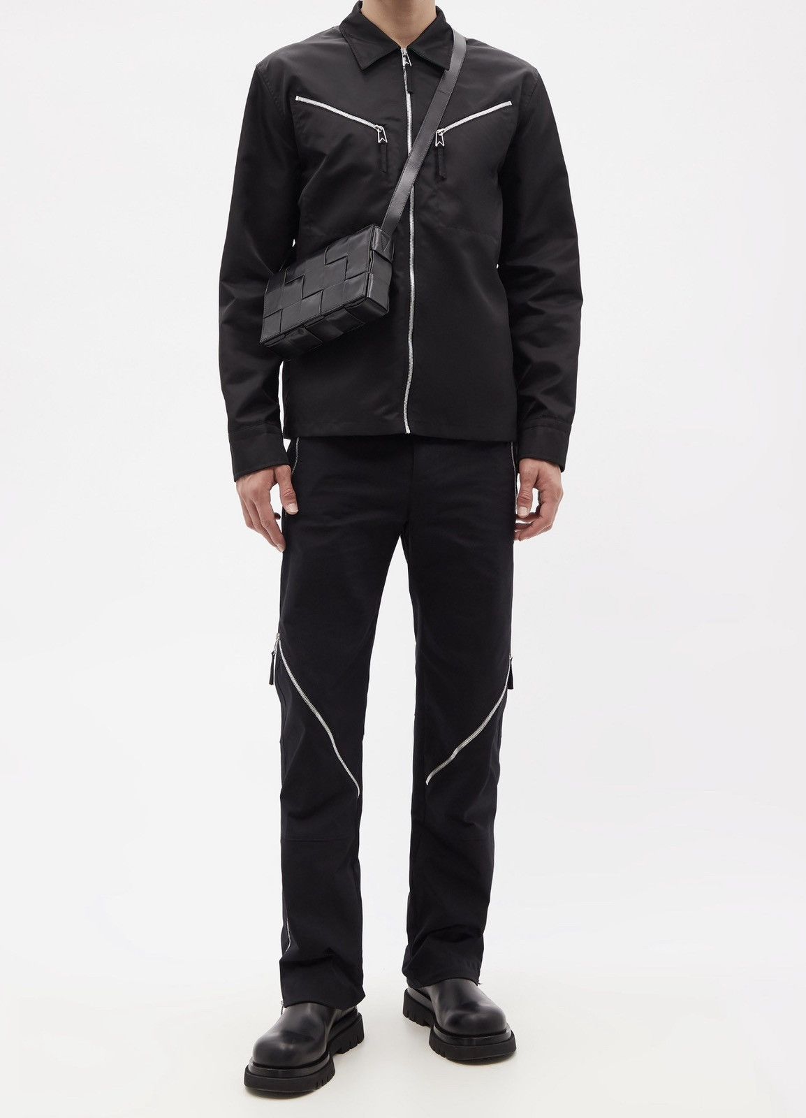 Bottega Veneta Bottega Veneta Zipper Gabardine Jacket Size US L / EU 52-54 / 3 - 4 Thumbnail