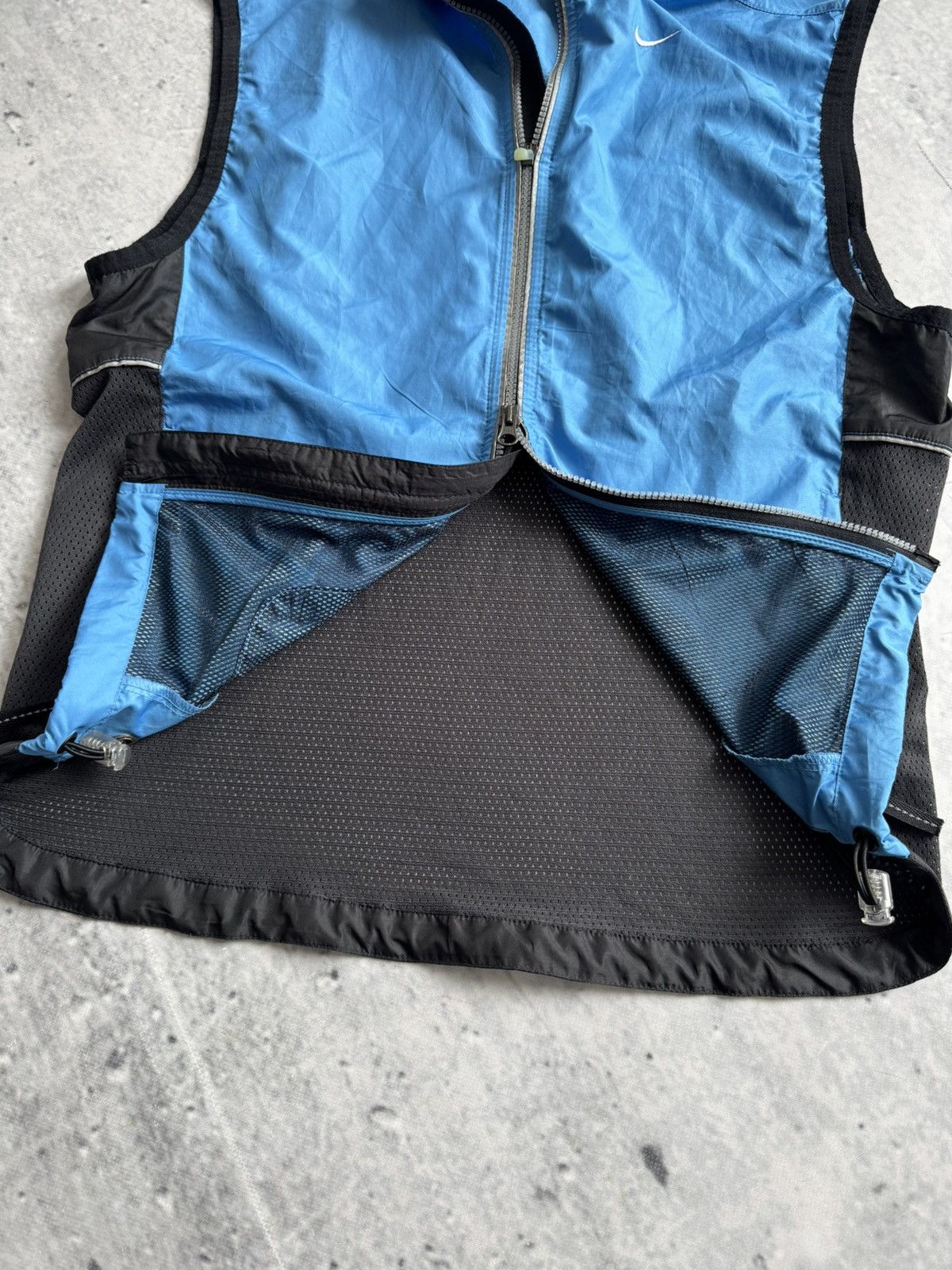 Nike × Vintage Vintage Nike streetwear blue run vest Size US M / EU 48-50 / 2 - 4 Thumbnail