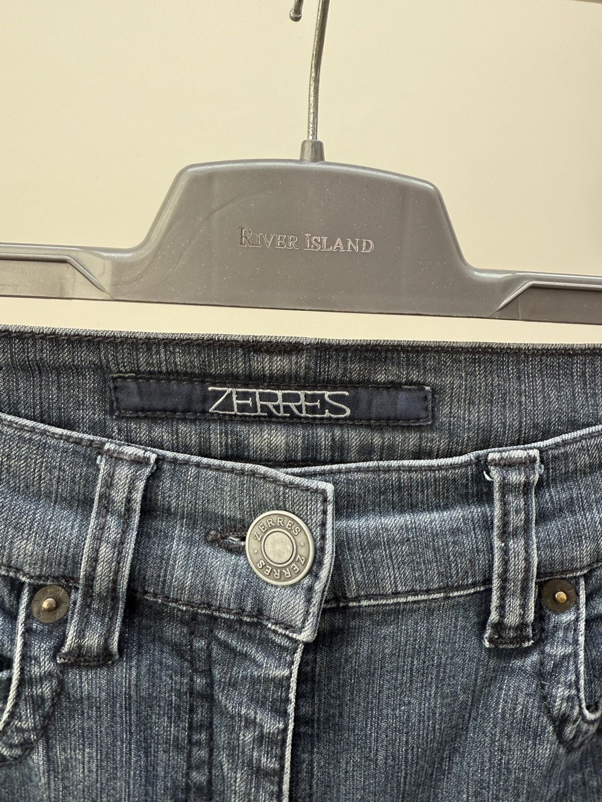 Other Vintage Zerres Women’s Stretch Jeans Straight Leg Size 27" / US 4 / IT 40 - 6 Thumbnail