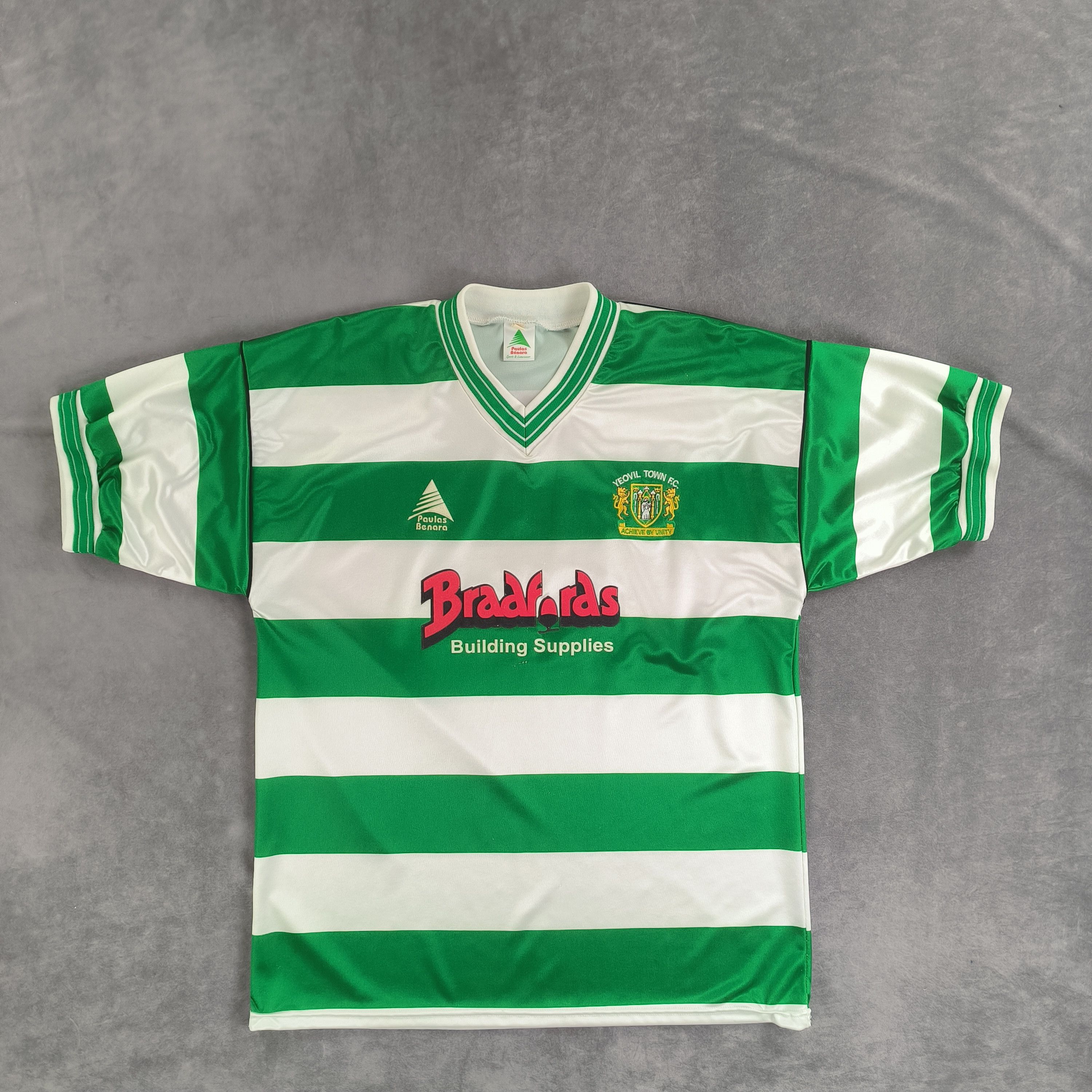 Other Yeovil Town 2003-05 Paulas Benara home Pluck football jersey Size US L / EU 52-54 / 3 - 2 Thumbnail