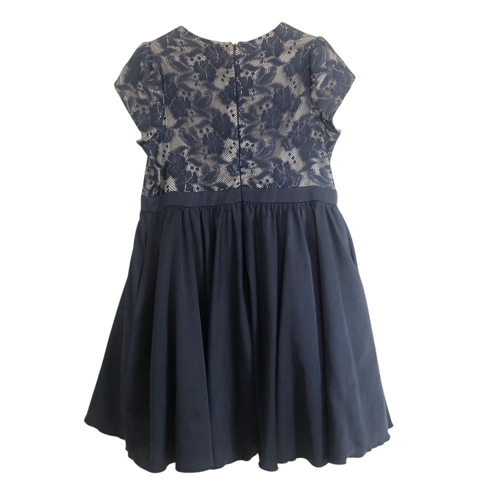 Other Modcloth Chi Chi London Elegance Awaits Navy Lace Mini Dress Size XXL / US 16-18 / IT 52-54 - 2 Thumbnail