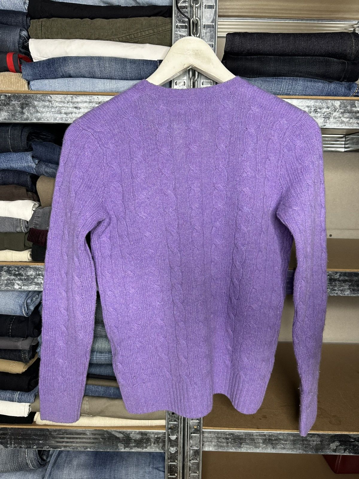Polo Ralph Lauren Polo Ralph Lauren cable knit V neck sweater Size XS / US 0-2 / IT 36-38 - 2 Thumbnail