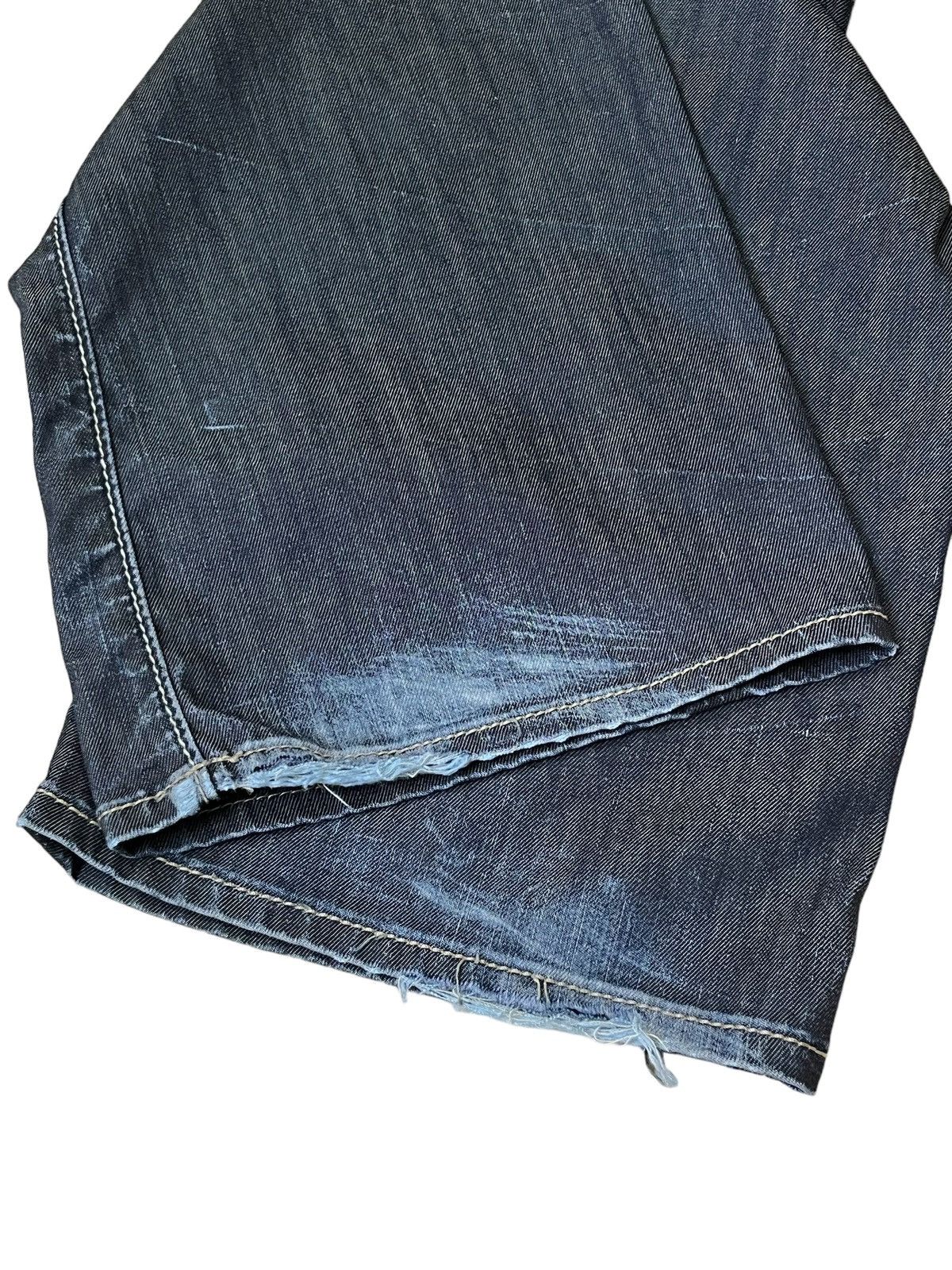 Japanese Brand SICK🔥MONARCHY BOOTSTRAP/FLARE LEG JEANS Size US 36 / EU 52 - 15 Thumbnail