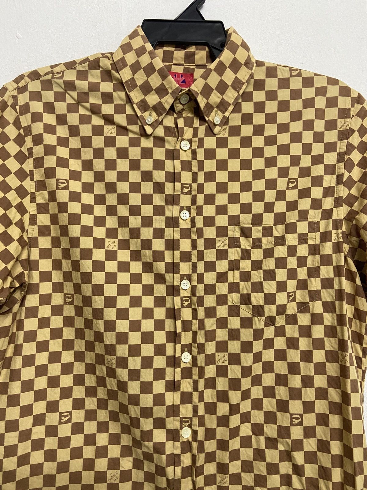 Bape Vintage Bape Checked Pocket Shirt Button Up Size US M / EU 48-50 / 2 - 2 Thumbnail