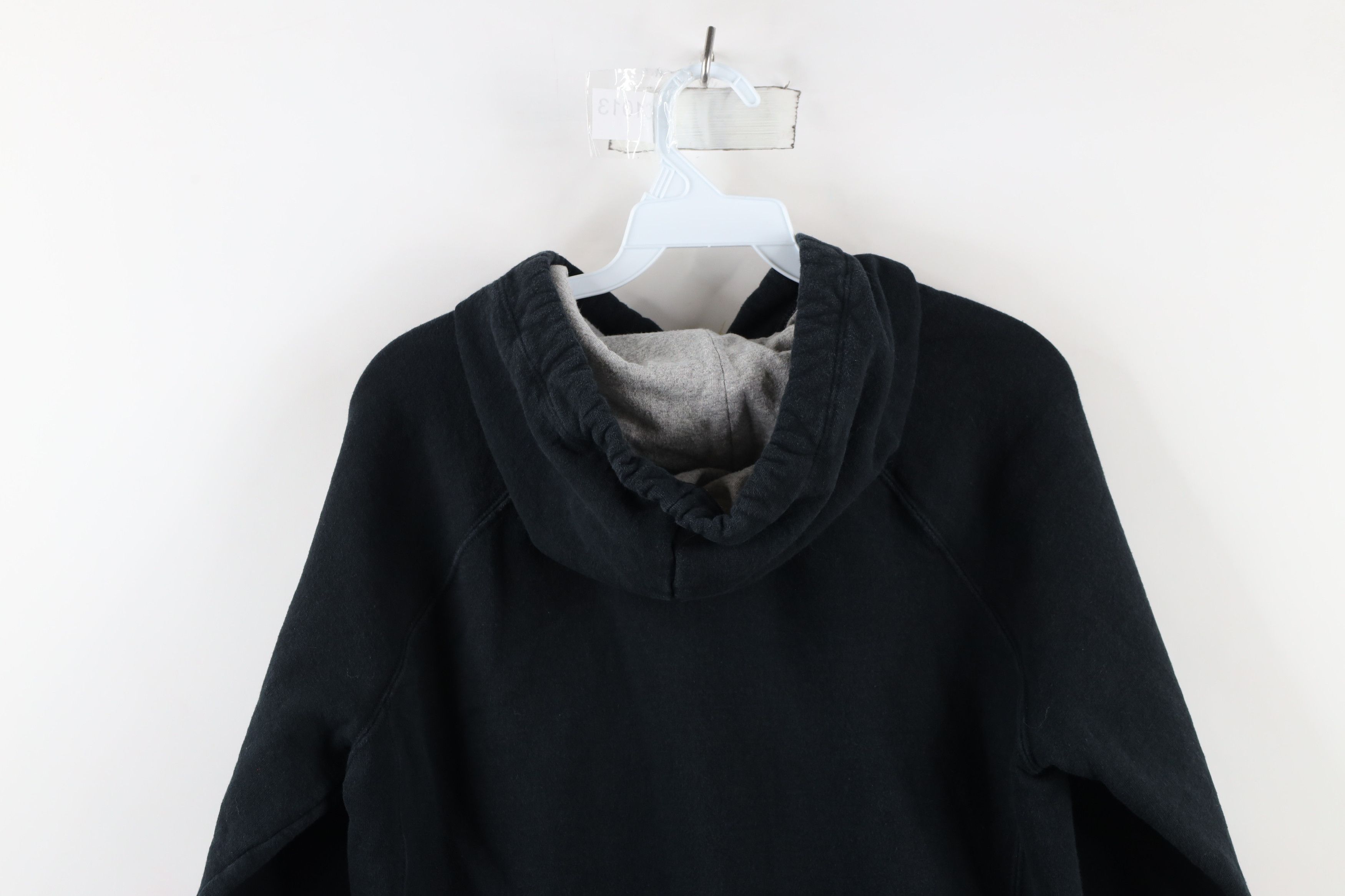Champion × Vintage Vintage Champion Faded Classic Logo Hoodie Sweatshirt Black Size L / US 10 / IT 46 - 9 Thumbnail