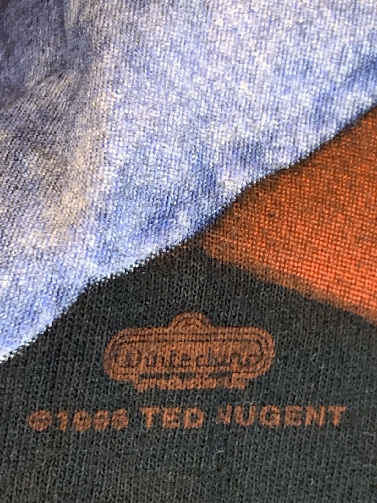 Band Tees × Vintage *RARE* Vintage 90s Ted Nugent One Nation Under Ted AOP Shirt Size US XL / EU 56 / 4 - 6 Thumbnail