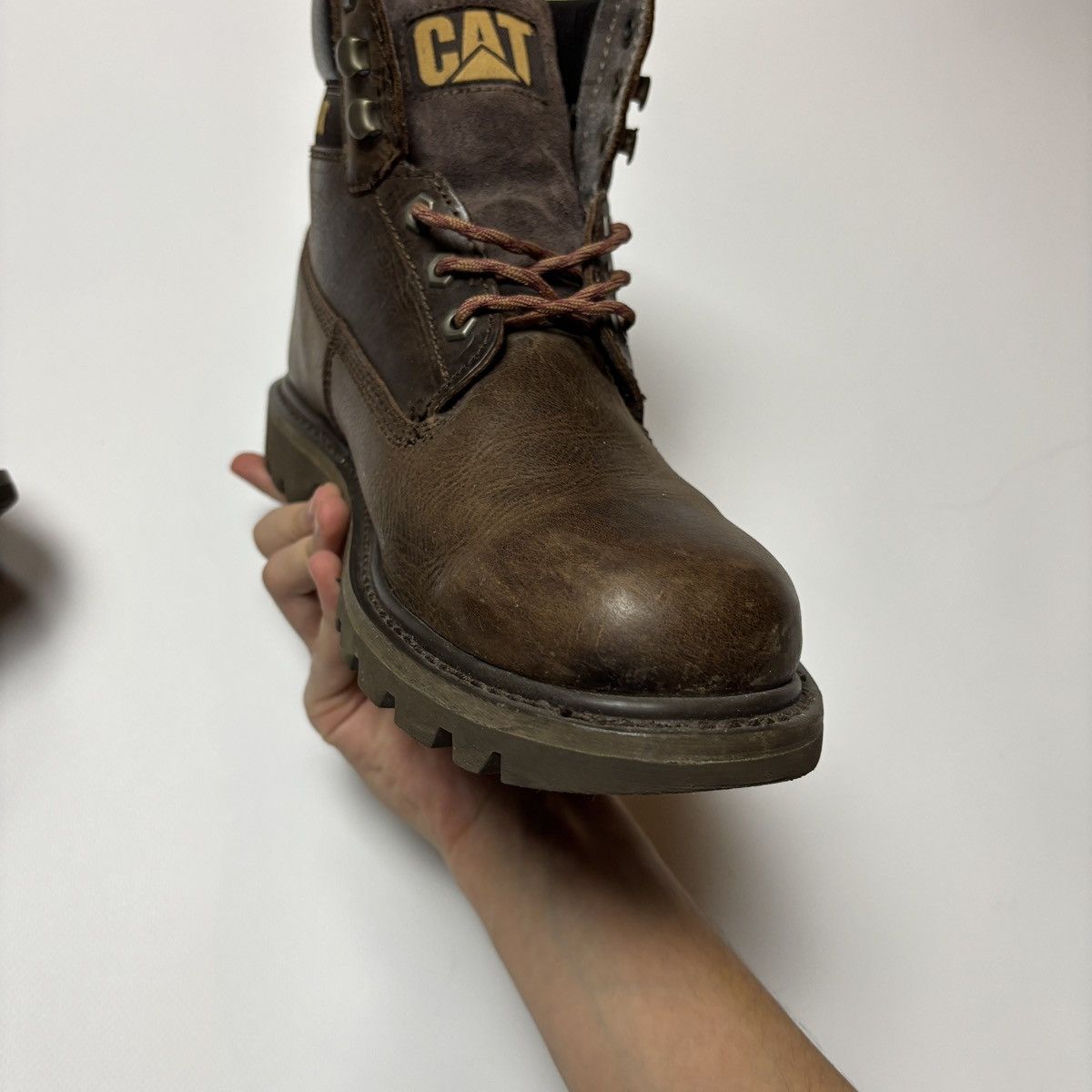 Caterpillar × Timberland CATERPILLAR VINTAGE REAL LEATHER BOOT Size US 10 / EU 43 - 5 Thumbnail