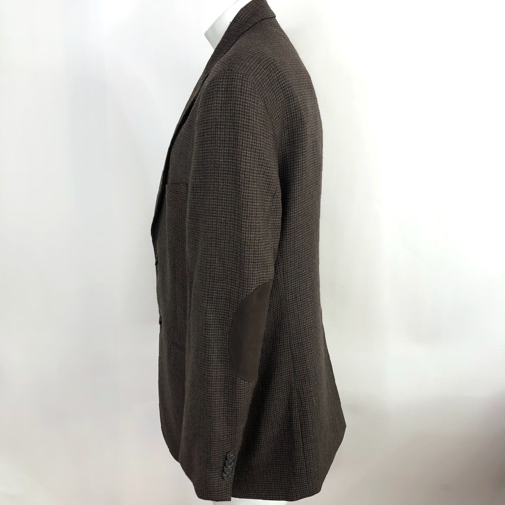 Tommy Hilfiger Tommy Hilfiger Sport Coat Jacket Elbow Patch 42 R Wool Brown Notch Lapel Single-Breasted 2-Button 4-Button Sleeve Vintage No Mens Regular Coat Size US XS / EU 42 / 0 - 3 Thumbnail
