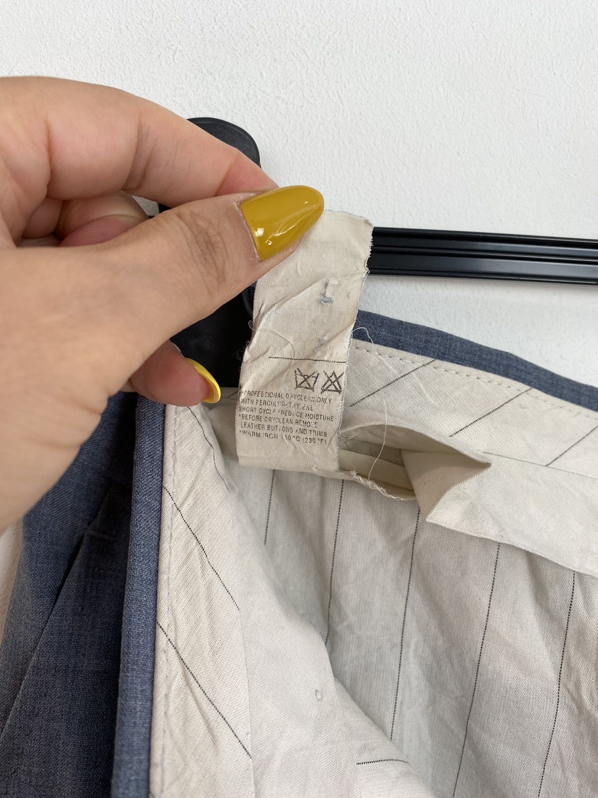 Yves Saint Laurent Yves Saint Laurent Suit Set Pants + Vest + Jacket Blue dress Size 50R - 8 Thumbnail