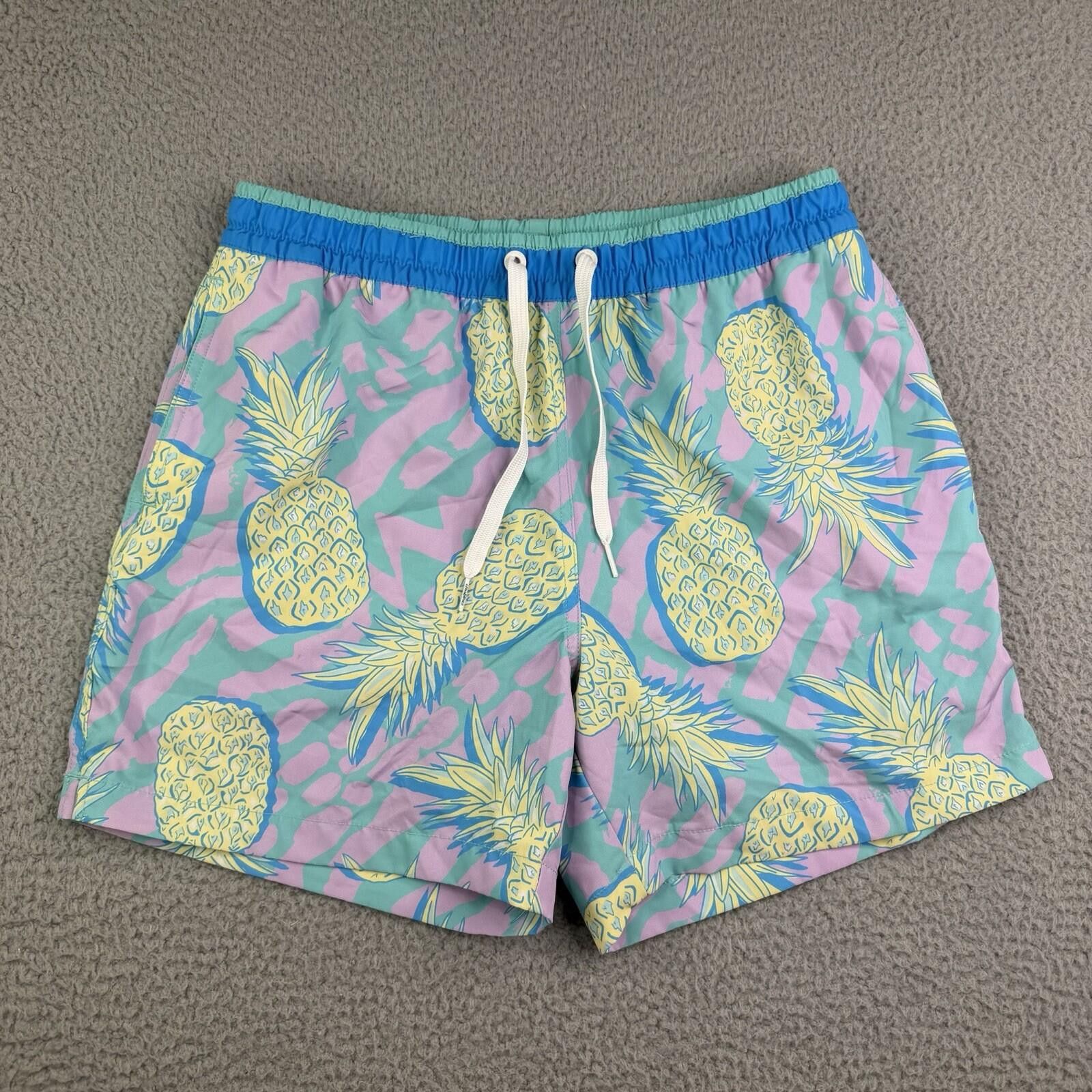 Chubbies Chubbies Pineapple Swim Trunks Men's M (29x5.5) Lined Size US 32 / EU 48 - 1 Thumbnail