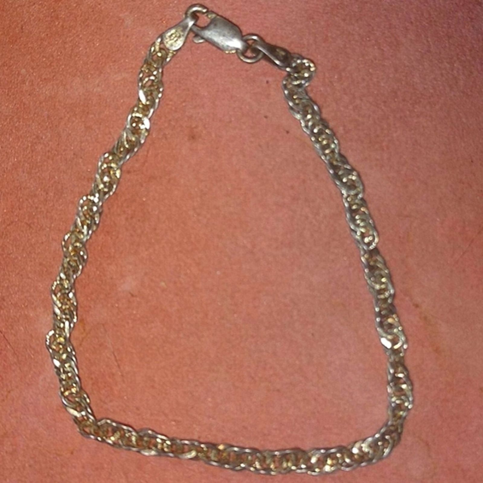 Other Vintage Sterling Silver 925 8in. Bracelet Size ONE SIZE - 2 Thumbnail