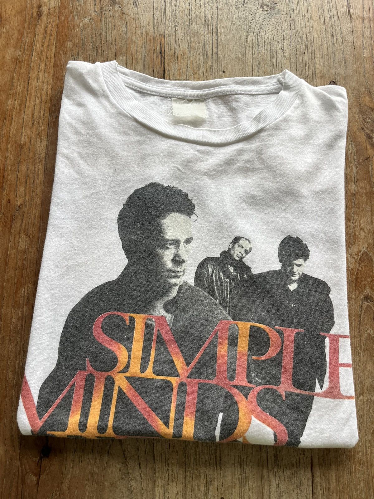 Band Tees × Vintage Vintage SIMPLE MINDS REAL LIFE 90’s T-shirt Size US L / EU 52-54 / 3 - 1 Thumbnail