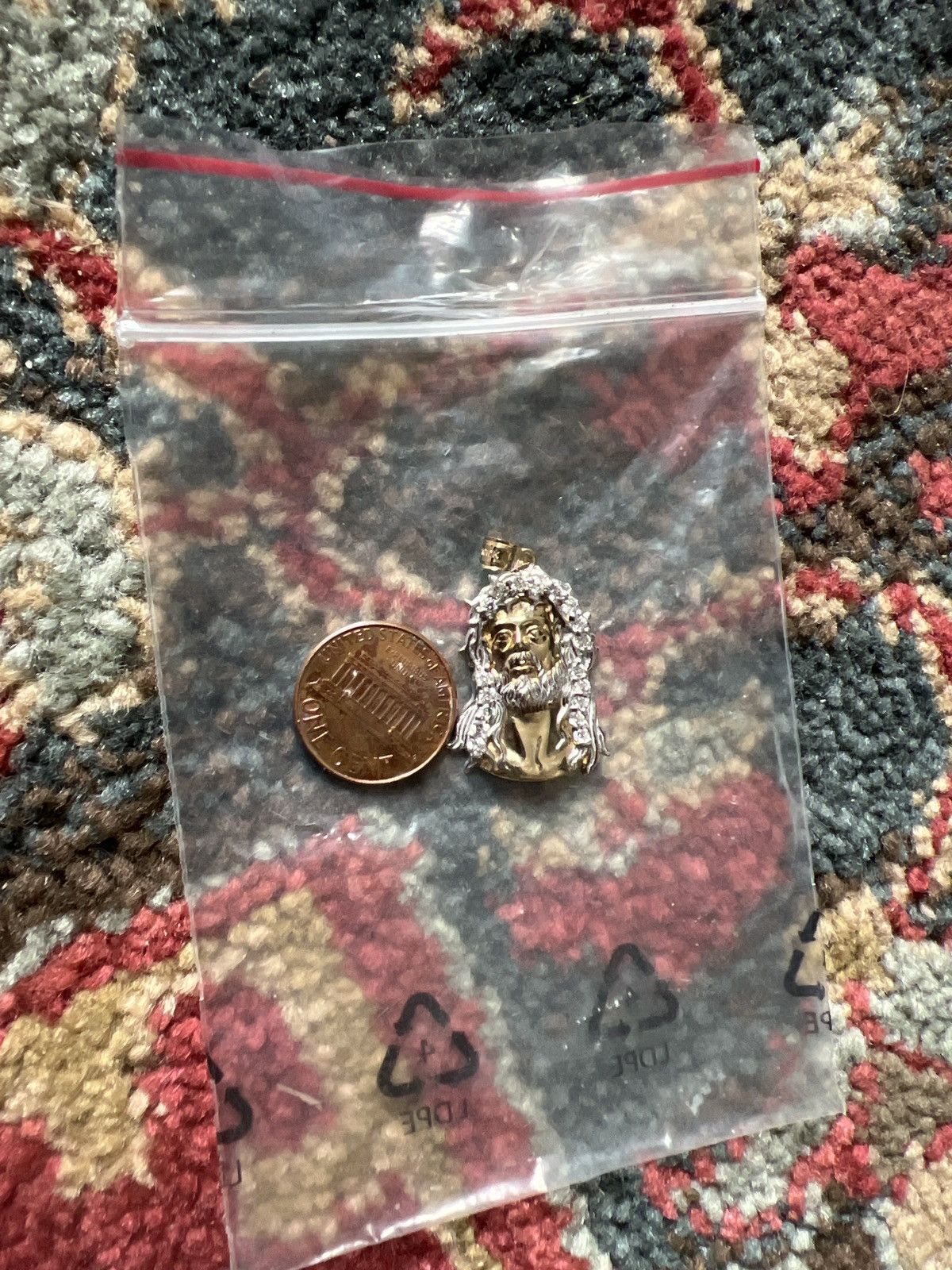 Other Gold Jesus head Size ONE SIZE - 1 Thumbnail
