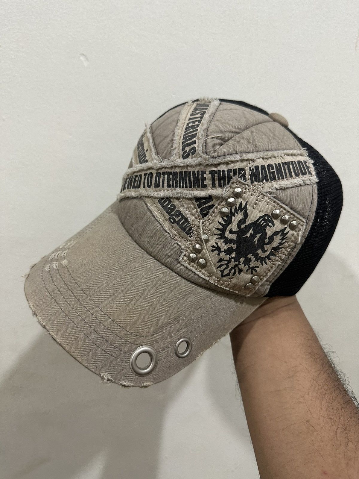 Japanese Brand VTG Distress Punk Rock Style Trucked Hat Size ONE SIZE - 1 Thumbnail