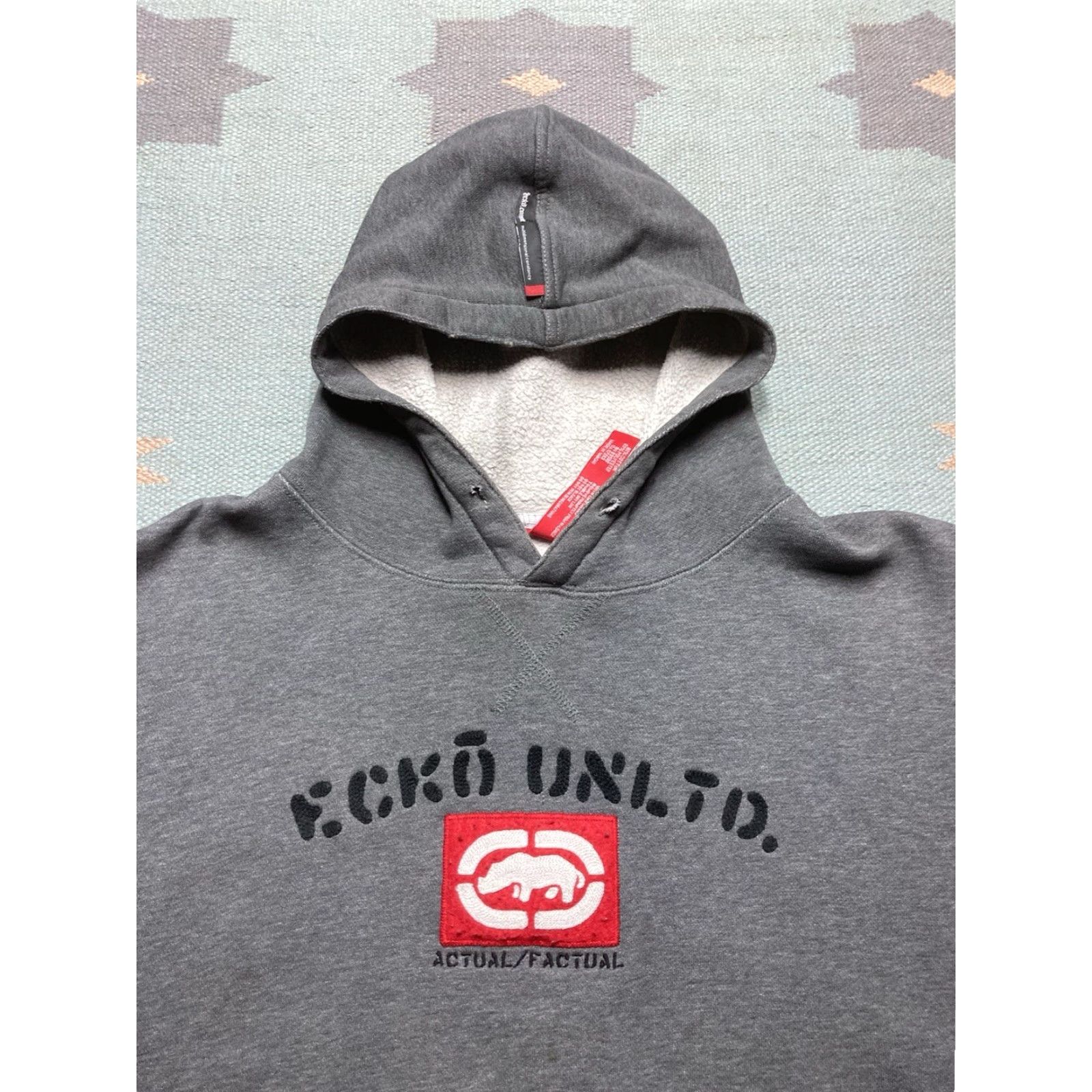 Vintage VINTAGE Ecko unltd pullover hoodie streetwear hip hop rhino dark gray Y2K XXL Men Hoodies Pullover Gr ay Hip Hop Men's 2XL Size US XXL / EU 58 / 5 - 6 Thumbnail
