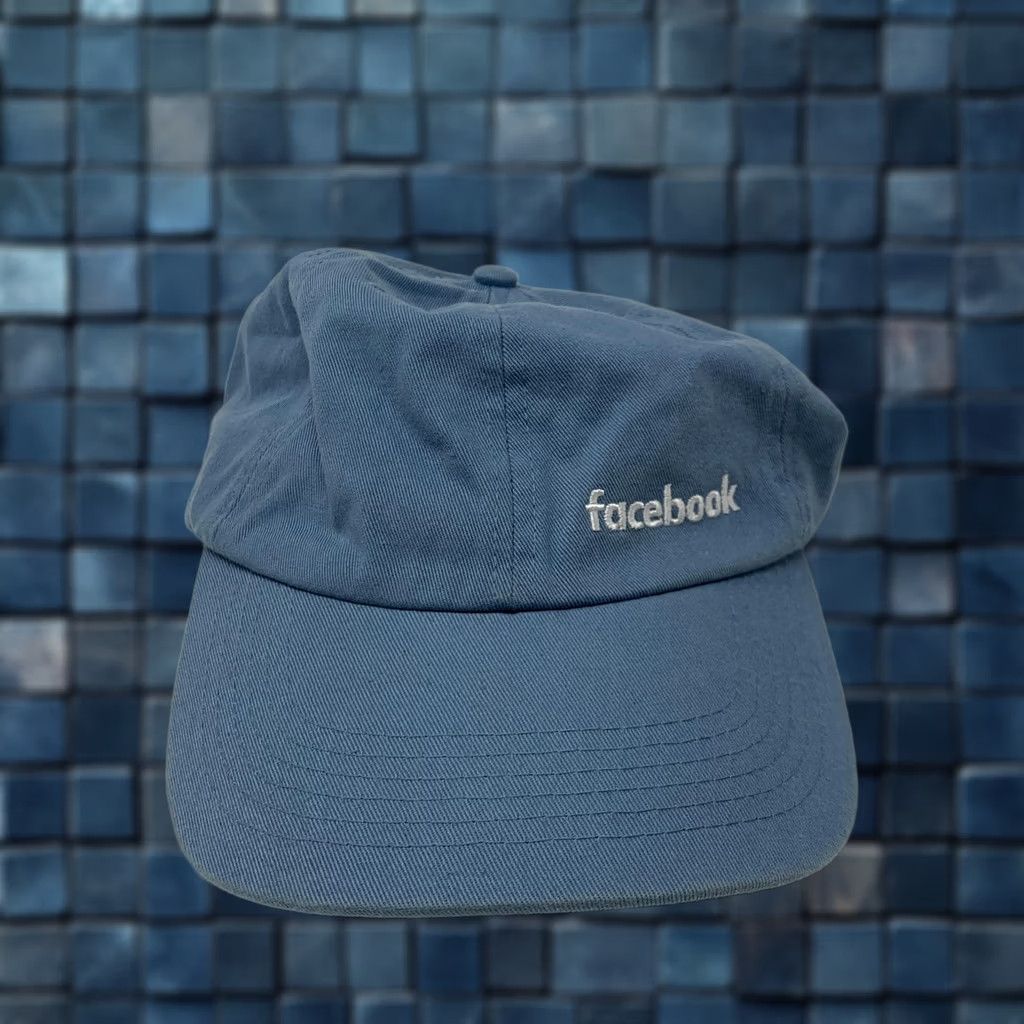 Vintage Quake City Caps Hat Blue Cotton One Size Mens Adjustable Strap Back Size ONE SIZE - 1 Thumbnail