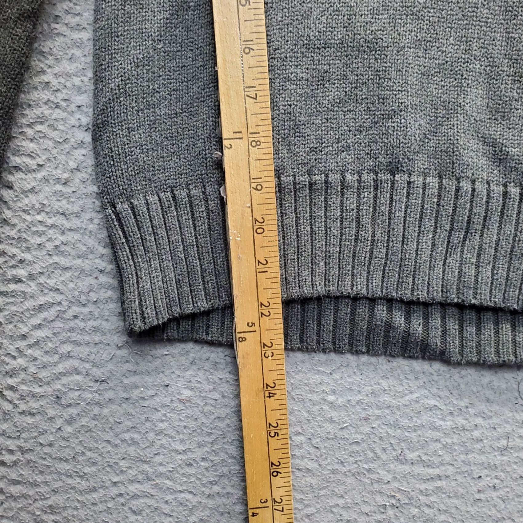 Ralph Lauren Lauren Ralph Lauren Sweater Womens Size S Gray Shawl Collar Button Front Pullover Knit Size S / US 4 / IT 40 - 3 Thumbnail