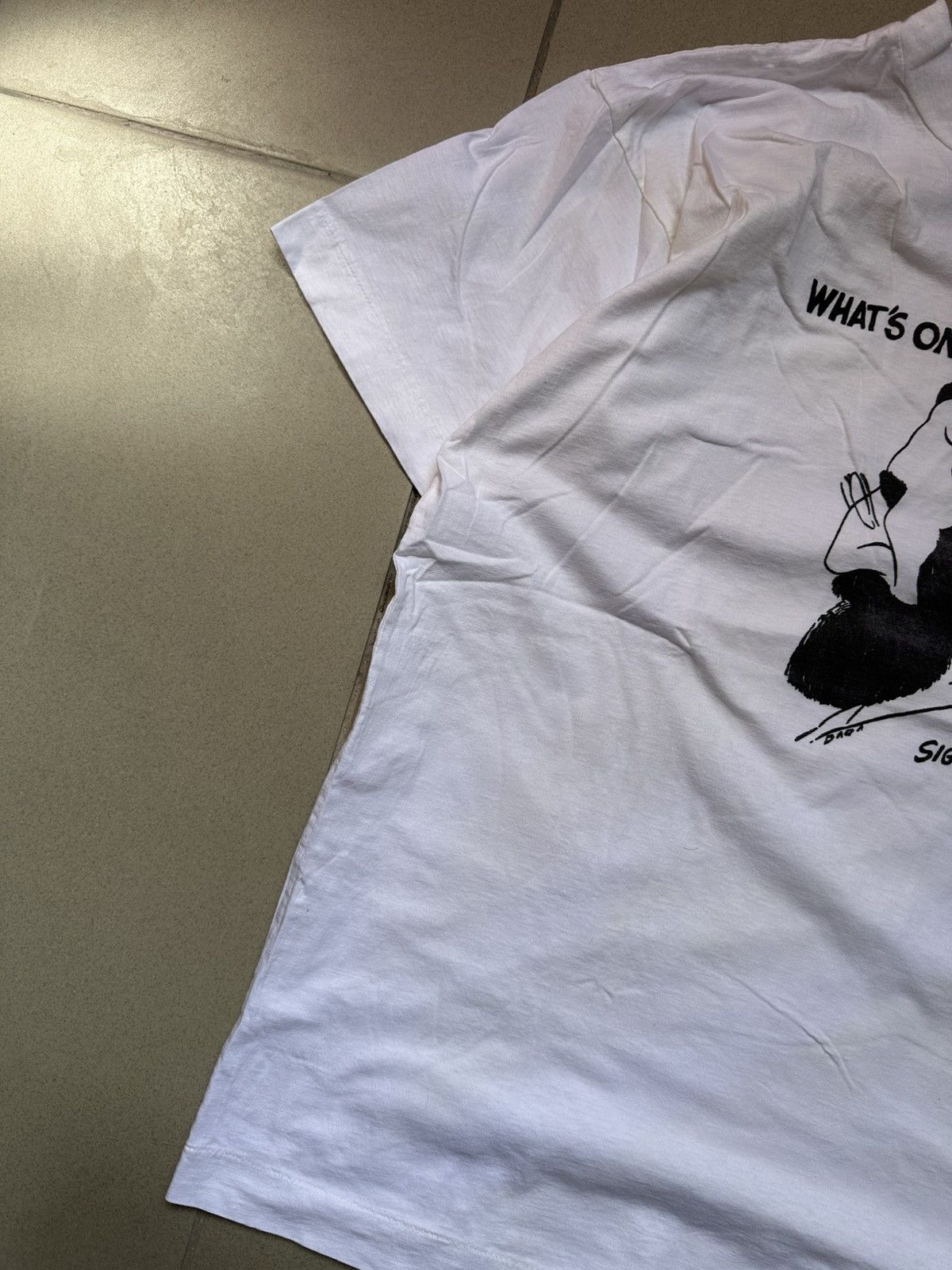 Vintage Vintage White tees Size US XL / EU 56 / 4 - 2 Thumbnail