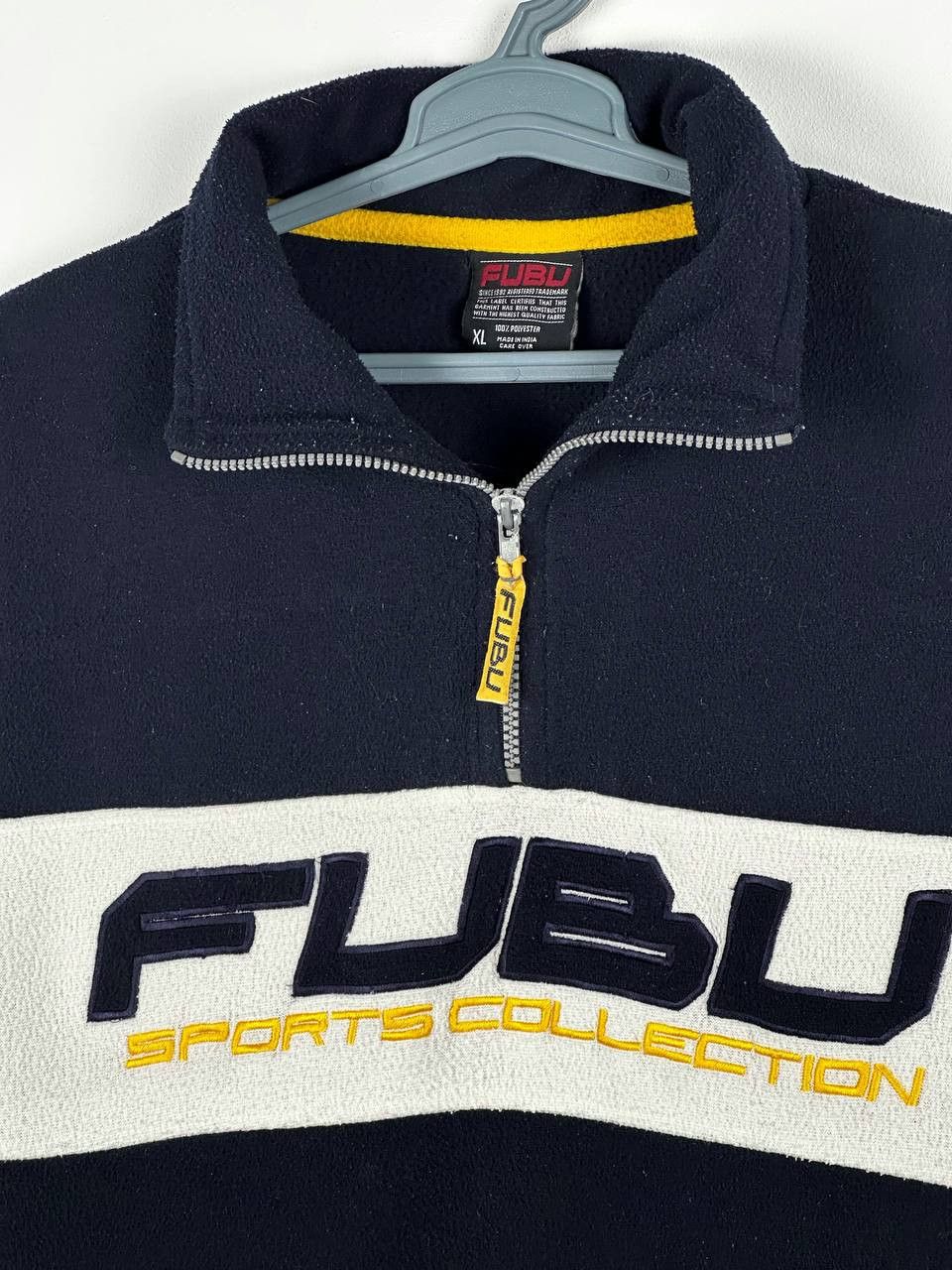 Fubu × Vintage Fubu Vintage Fleece Zip Up Oversized Y2K Sweater Size US XL / EU 56 / 4 - 3 Thumbnail