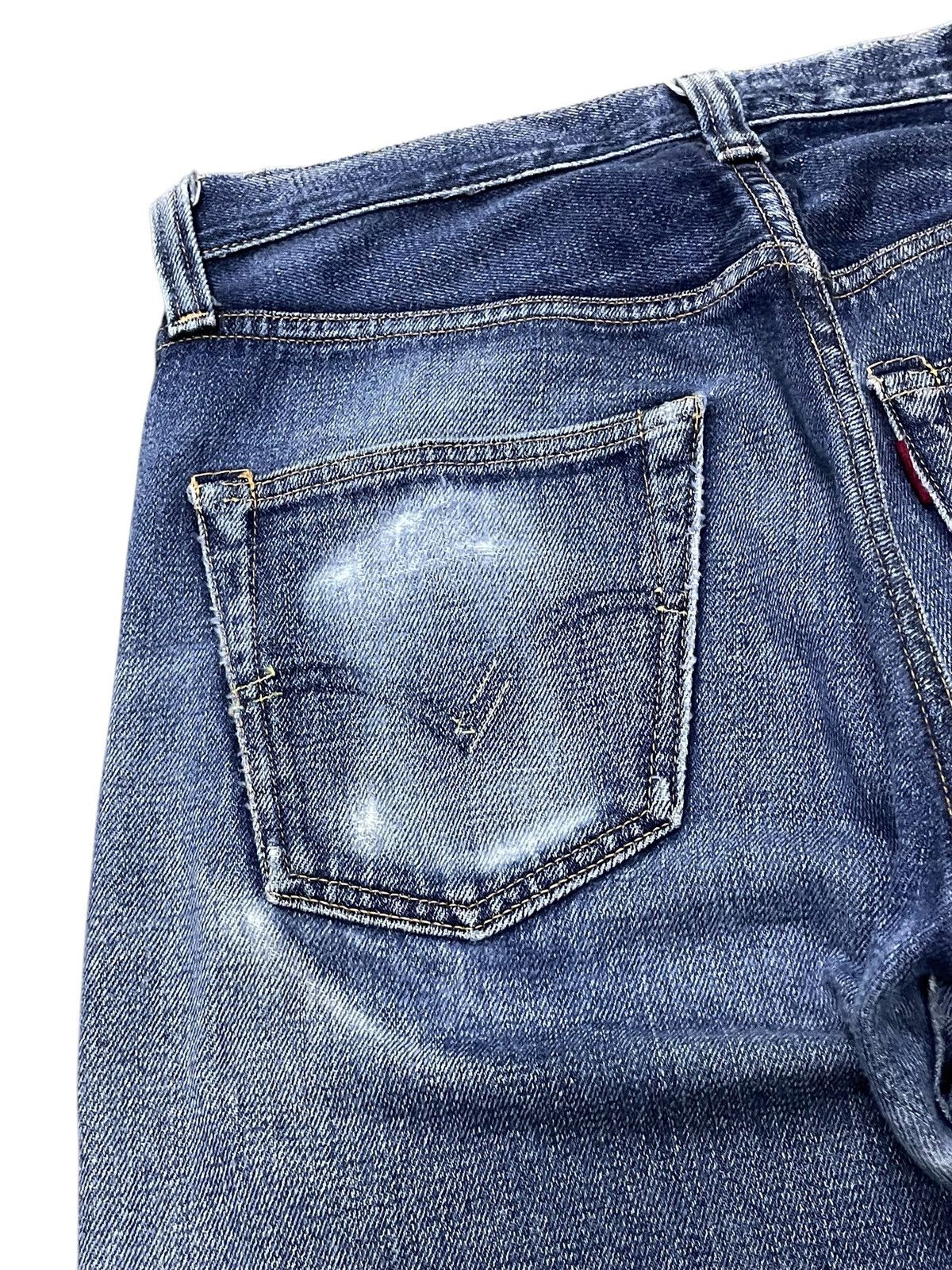 LVC × Levi's × Vintage Vintage Levis Big E 501 LVC 40s Jerky Tabs Selvedge Jeans Size US 30 / EU 46 - 20 Thumbnail