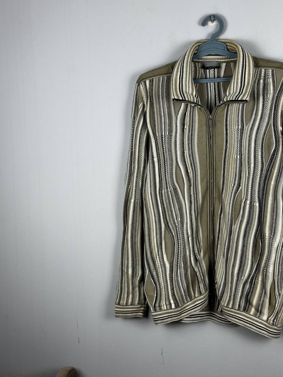 Carlo Colucci Rare Luxury Sweater Carlo Colluci Chunky Metal Sweater Size US L / EU 52-54 / 3 - 2 Thumbnail