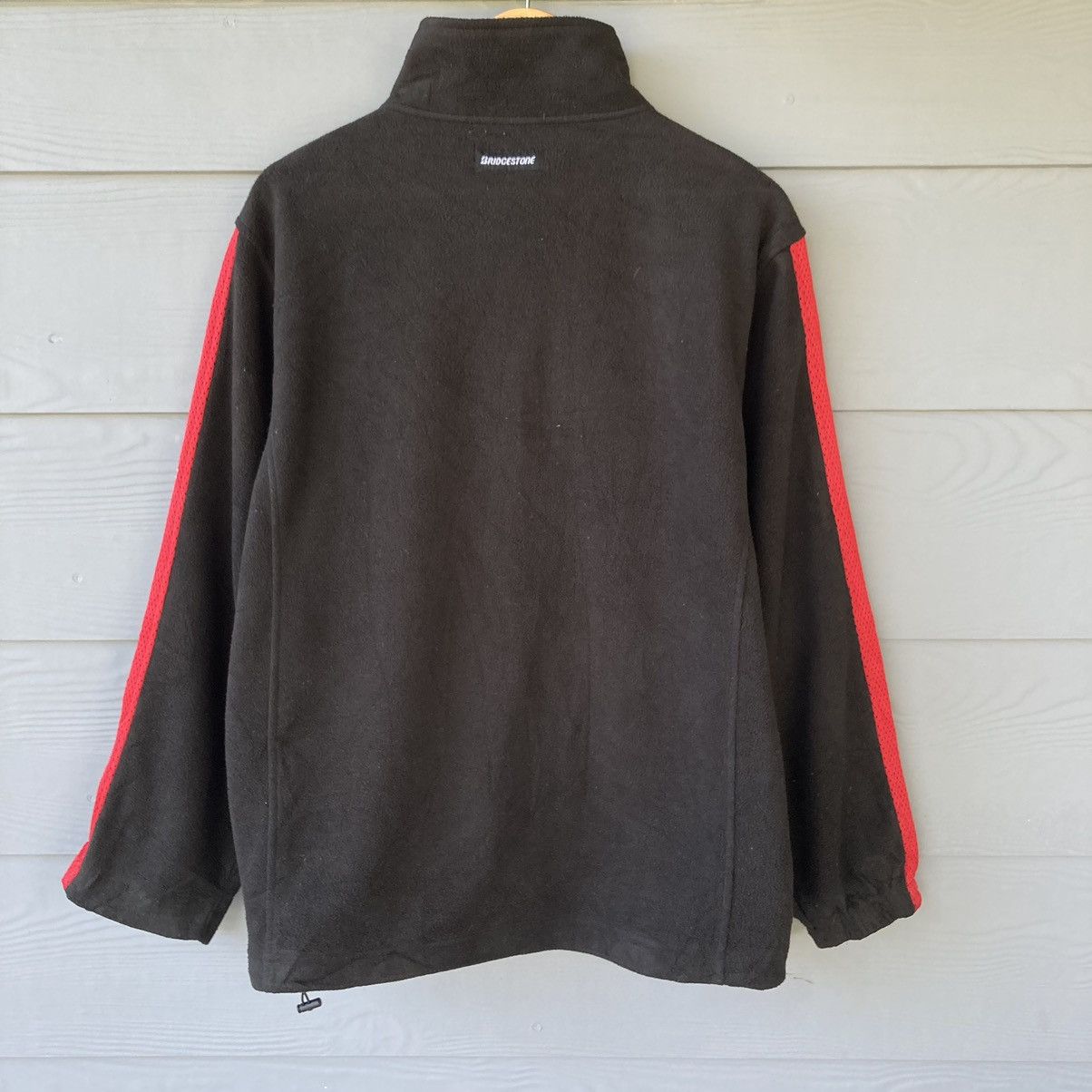 NASCAR Vintage Bridgestone Black Fleece Sweater Size US L / EU 52-54 / 3 - 6 Thumbnail
