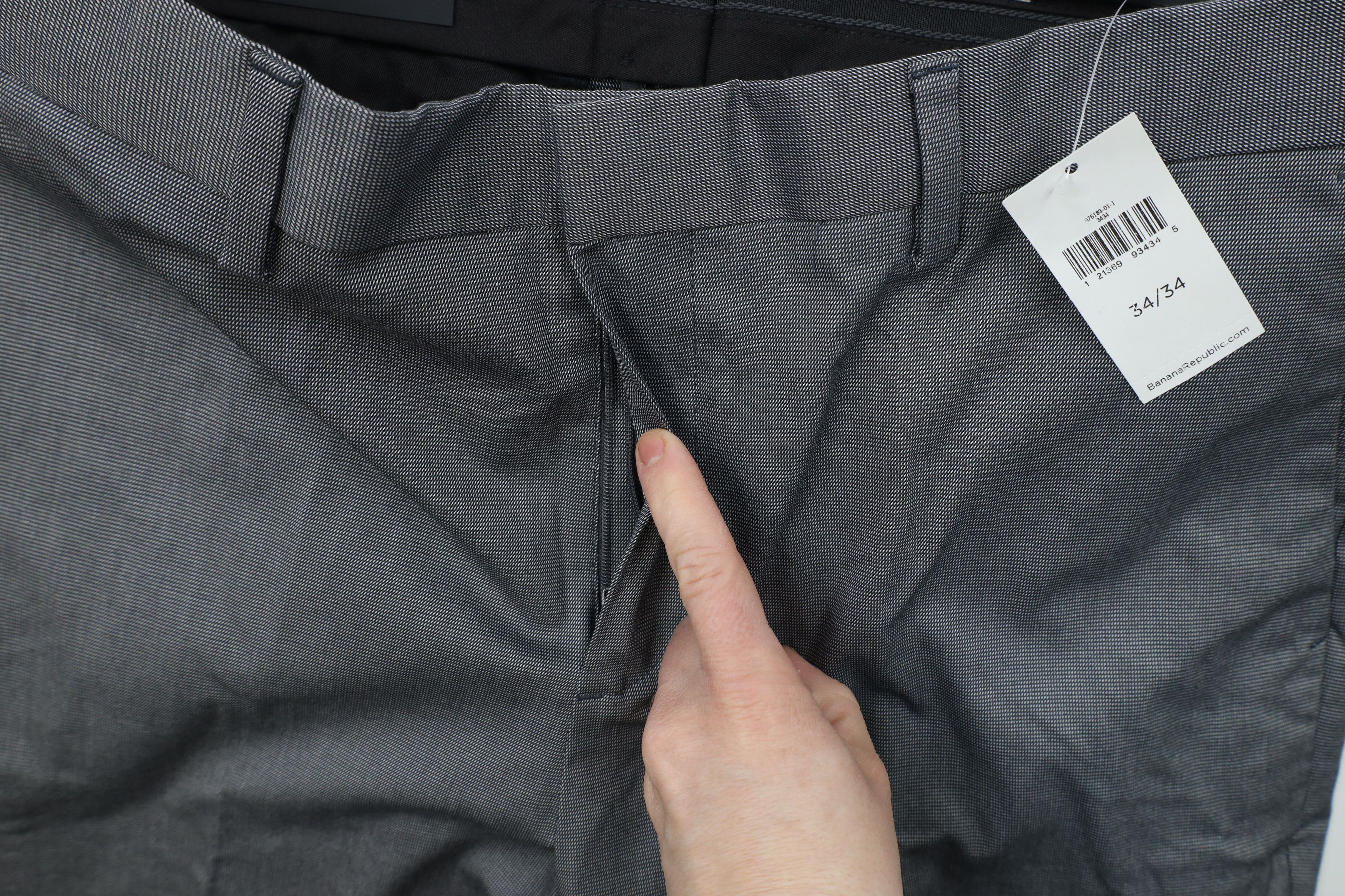 Banana Republic × Vintage New Banana Republic Fit Non Iron Stretch Cotton Dress Pants Size US 34 / EU 50 - 7 Thumbnail