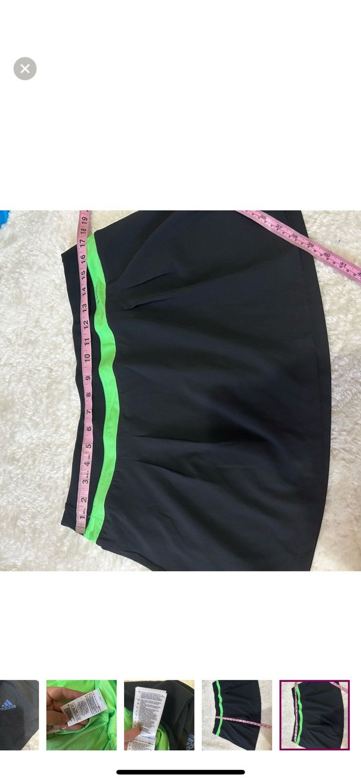 Adidas Adidas large black athletic skort Size 34" / US 12 / IT 48 - 9 Thumbnail