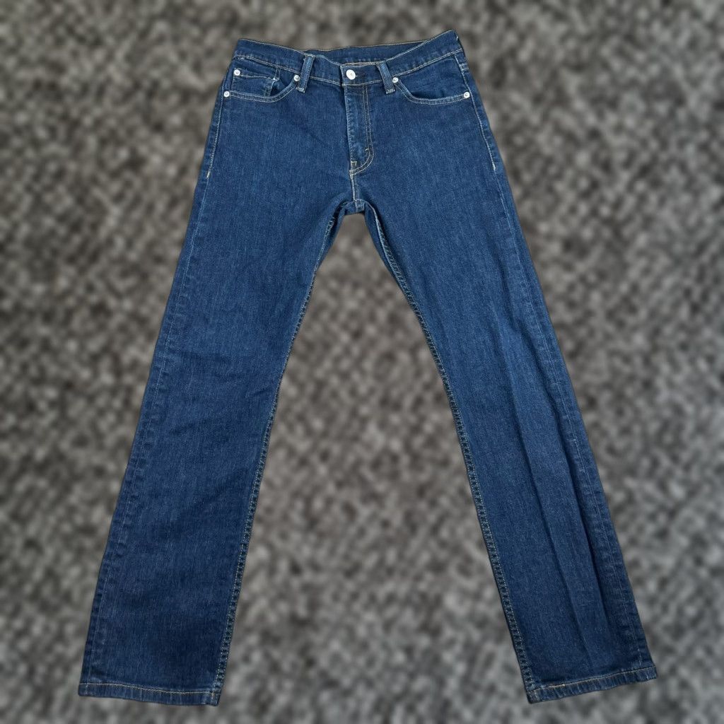 Levi's Levi's Jeans 513 Slim Straight 30x30 Mens Blue Wash Denim 5-Pocket Design Vintage No Size US 30 / EU 46 - 1 Thumbnail