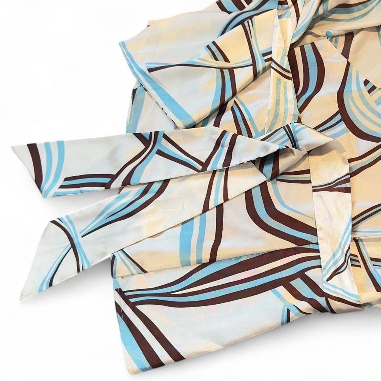 Bcbgmaxazria BCBGMAXAZRIA Swirly abstract groovy wrap vintage Top XS Size XS / US 0-2 / IT 36-38 - 4 Thumbnail