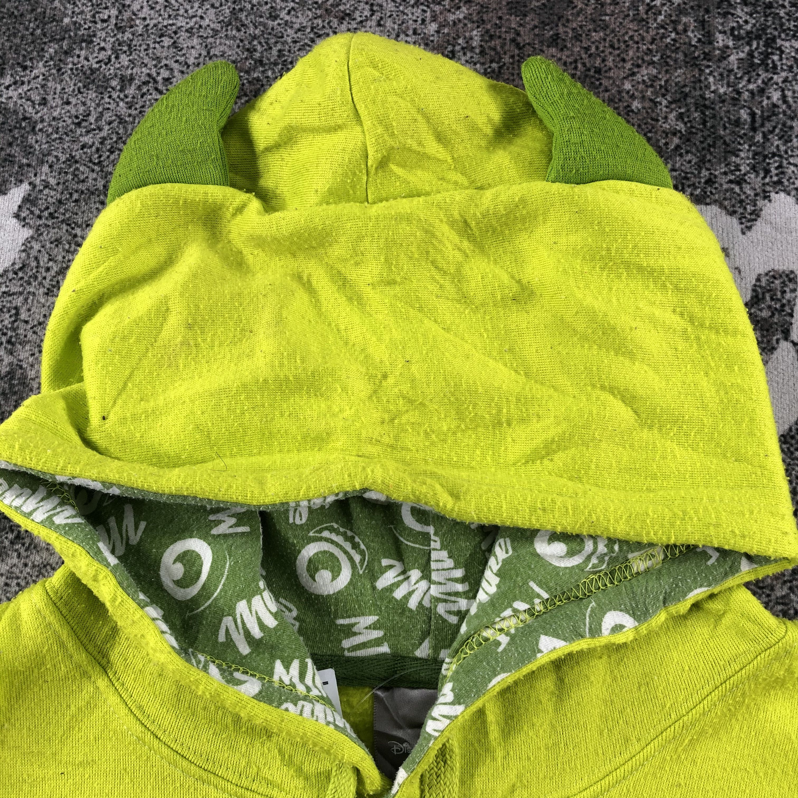 Disney Disney Monster Inc Mike Wazowski Hoodies F134 Size US M / EU 48-50 / 2 - 5 Thumbnail