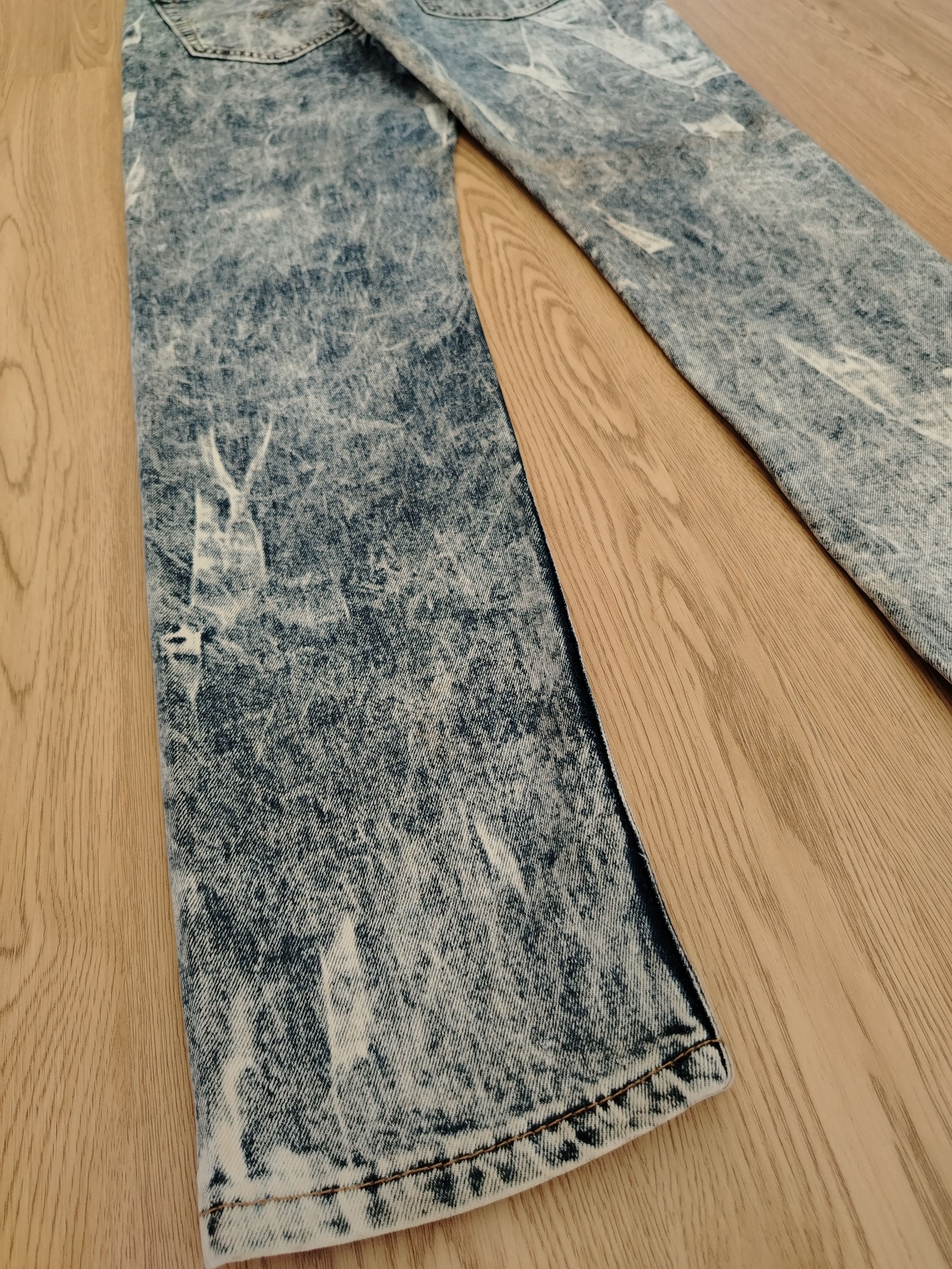 Levi's × Vintage Levis 512 Taper Jeans Acid Wash Vintage Size US 33 - 18 Thumbnail