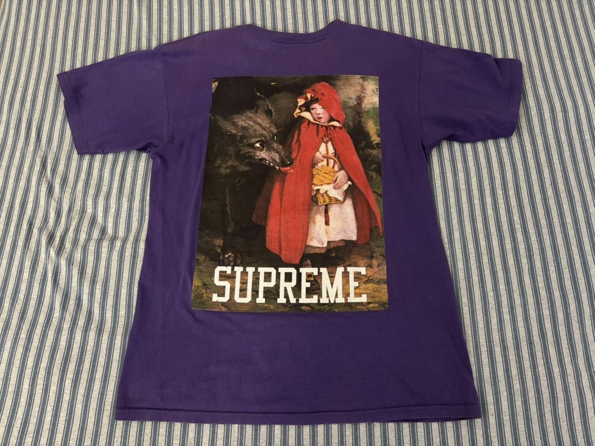12aw Supreme Red Riding Hood 赤ずきん tシャツ L Supreme 良品 シュプリーム Red Riding Hood Tee 赤ずきん 半袖