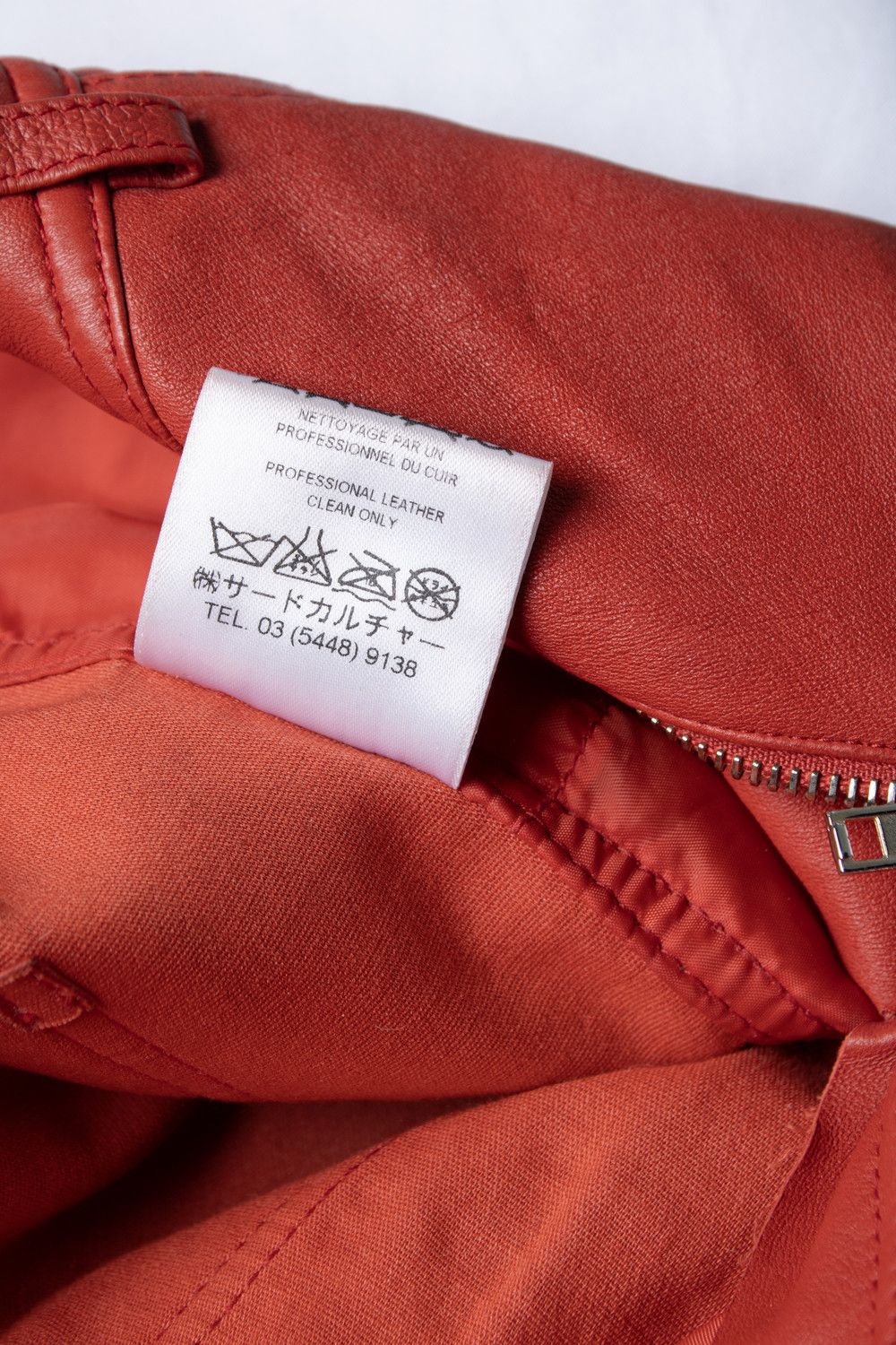 Givenchy Givenchy, red leather trousers Size 27" / US 4 / IT 40 - 7 Thumbnail
