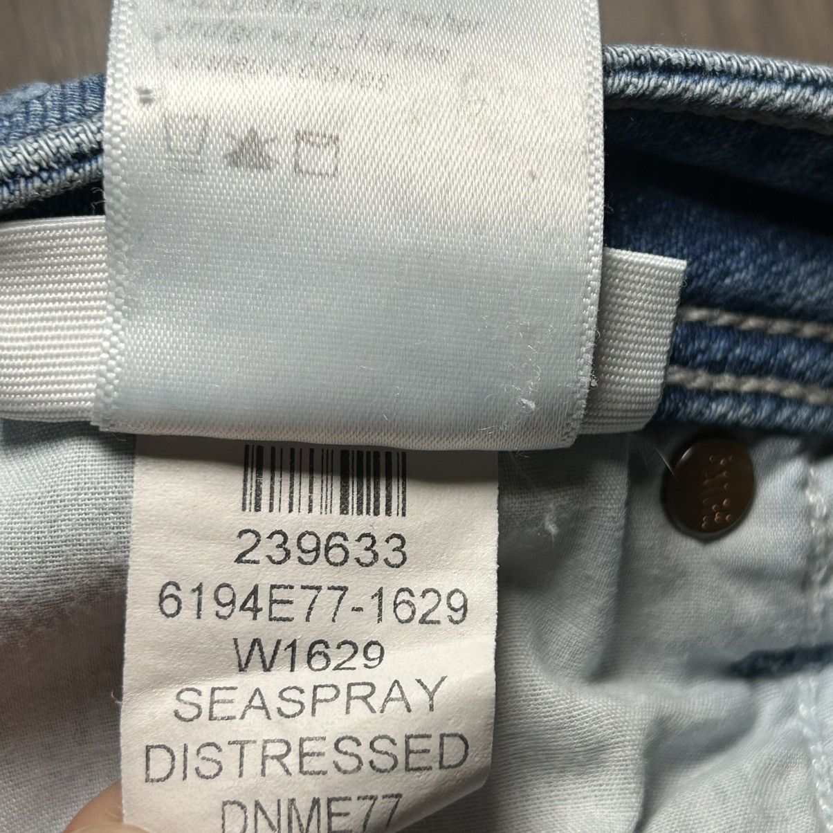 Paige Paige Cindy Outseam Slit Jean in Seaspray Distressed Size 27 Size 27" / US 4 / IT 40 - 7 Thumbnail