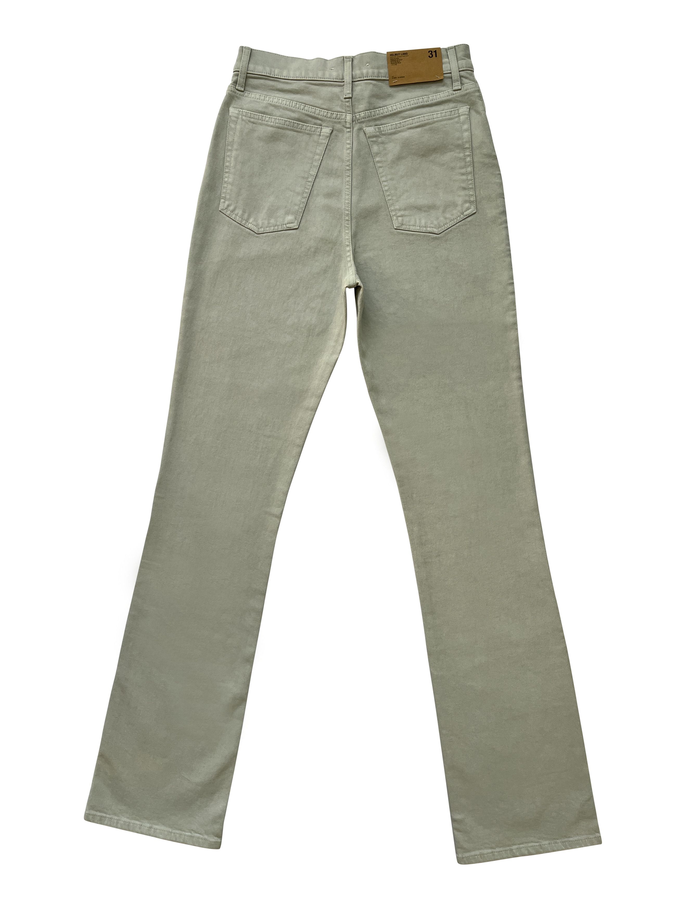 Helmut Lang ⚡️QUICK SALE⚡️Helmut Lang Grey Hi Bootcut High Rise Jeans Size 31" - 2 Thumbnail
